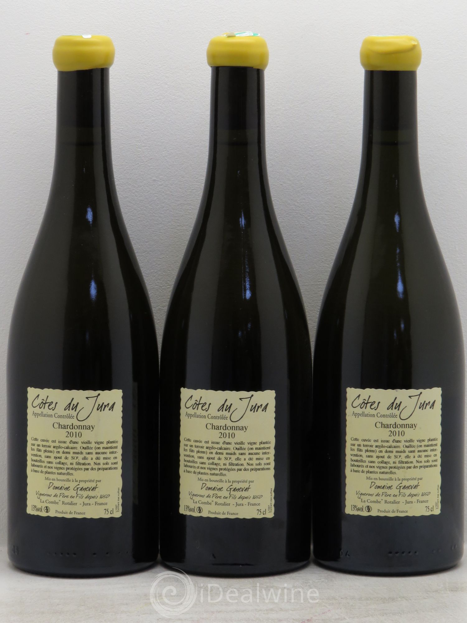Côtes du Jura Les Chamois du Paradis Jean-François Ganevat (Domaine) 2010 - Lot de 3 bouteilles - 1