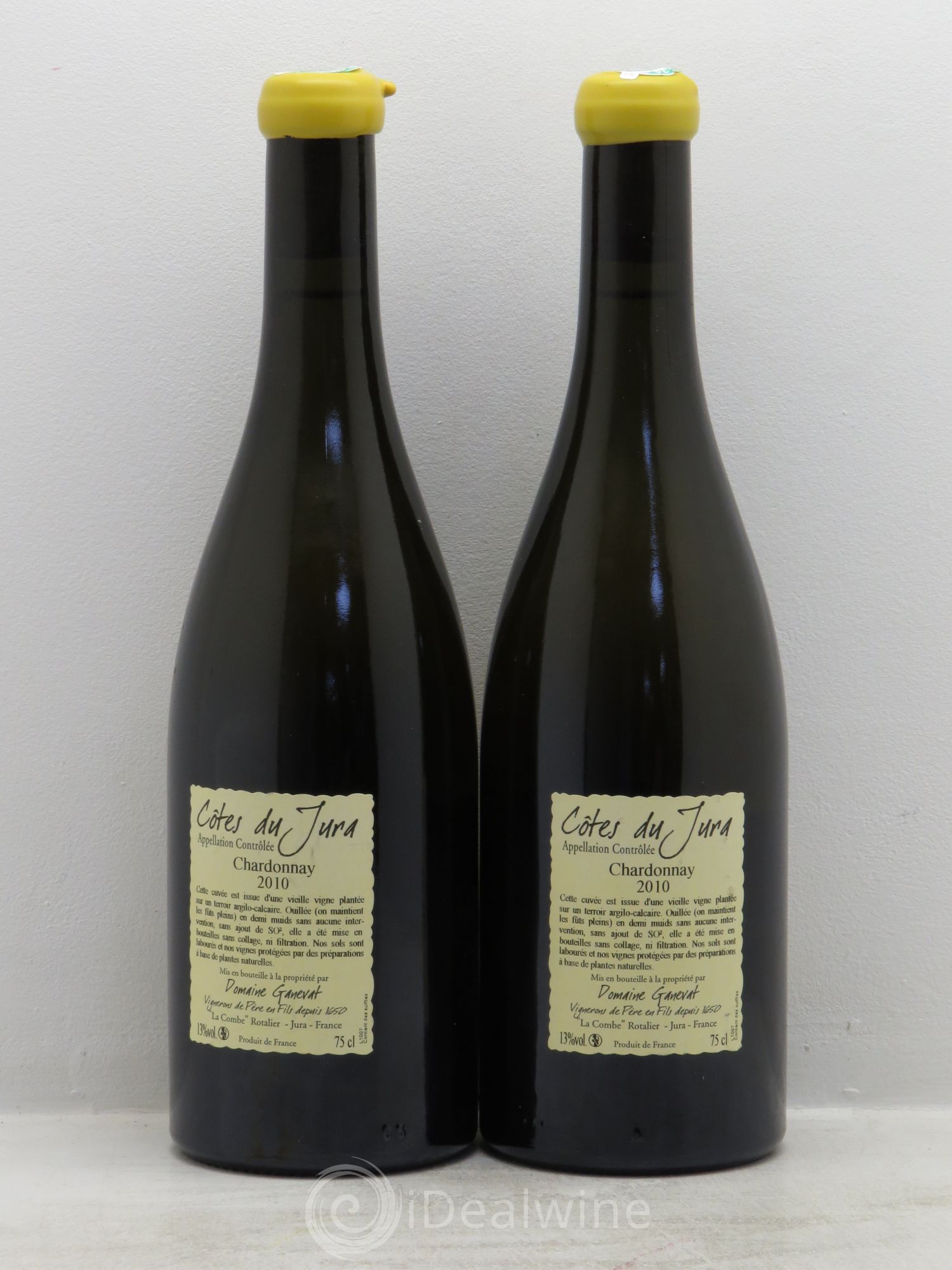 Côtes du Jura Les Chamois du Paradis Jean-François Ganevat (Domaine) 2010 - Lot de 2 bouteilles - 1