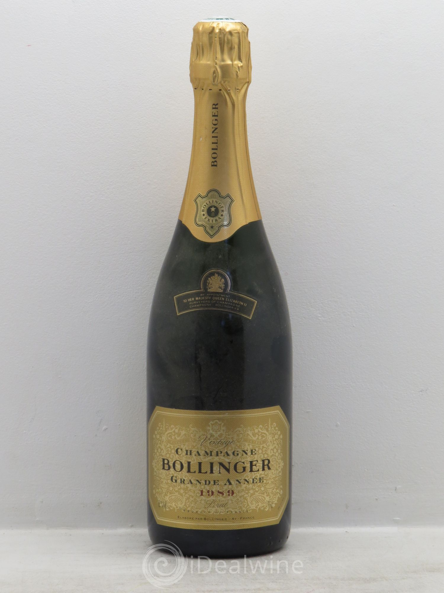 La Grande Année Brut Bollinger 1989 - Lot de 1 bouteille - 0