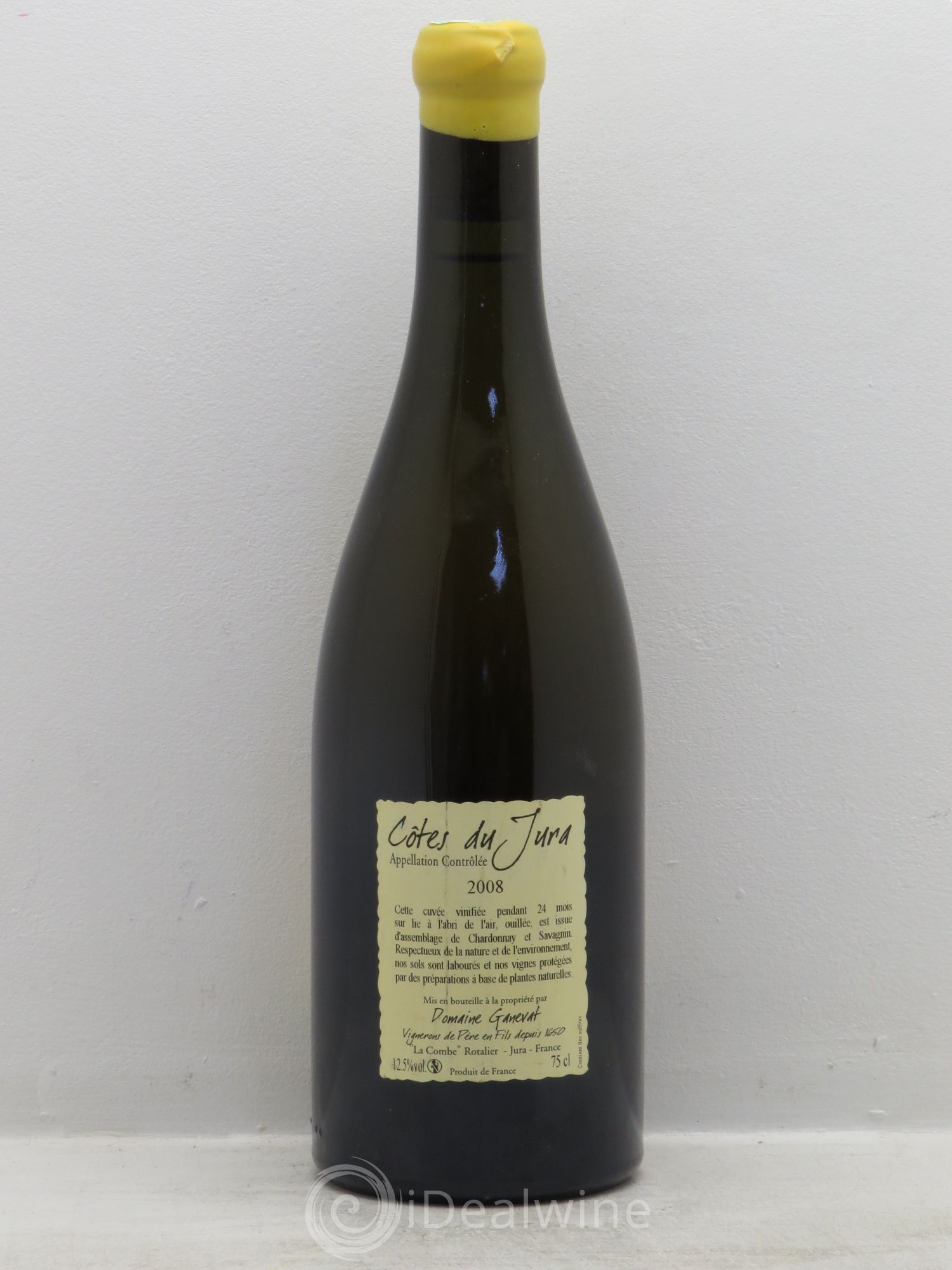 Côtes du Jura Cuvée Orégane Jean-François Ganevat (Domaine) 2008 - Lot de 1 bouteille - 1