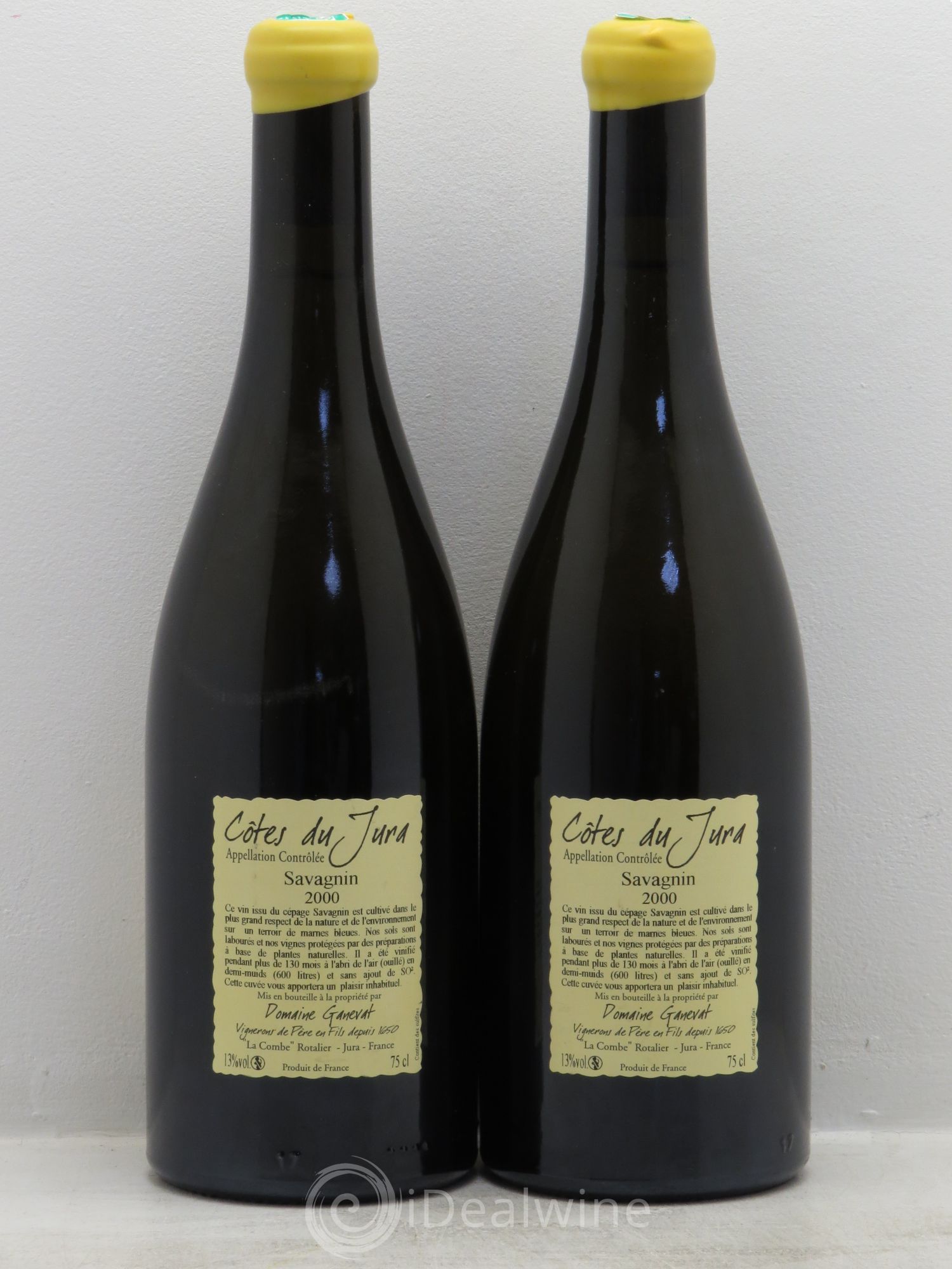 Côtes du Jura Les Vignes de mon Père Jean-François Ganevat (Domaine) 2000 - Lot de 2 bouteilles - 1