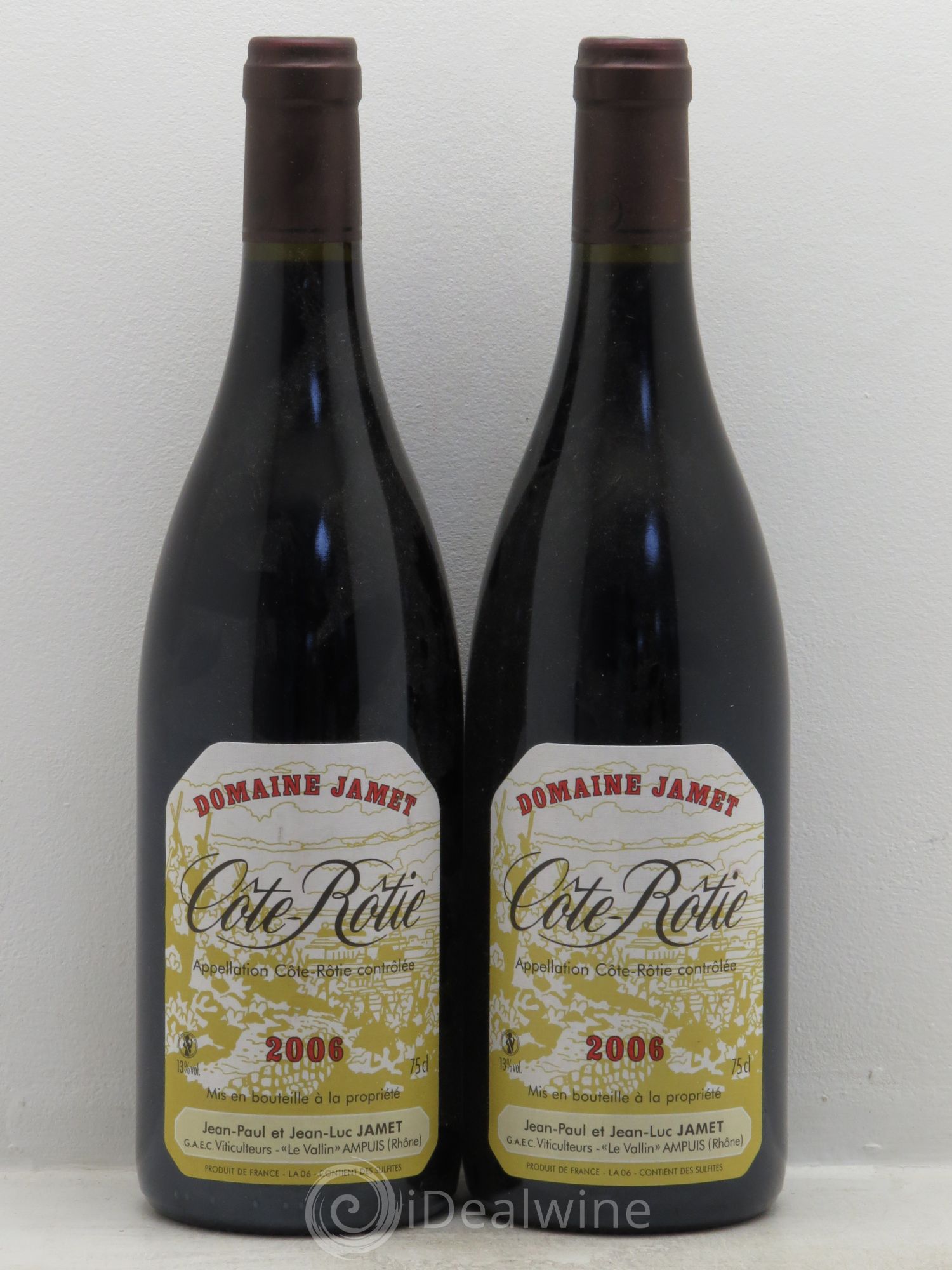 Côte-Rôtie Jamet (Domaine) 2006 - Lot de 2 bouteilles - 0