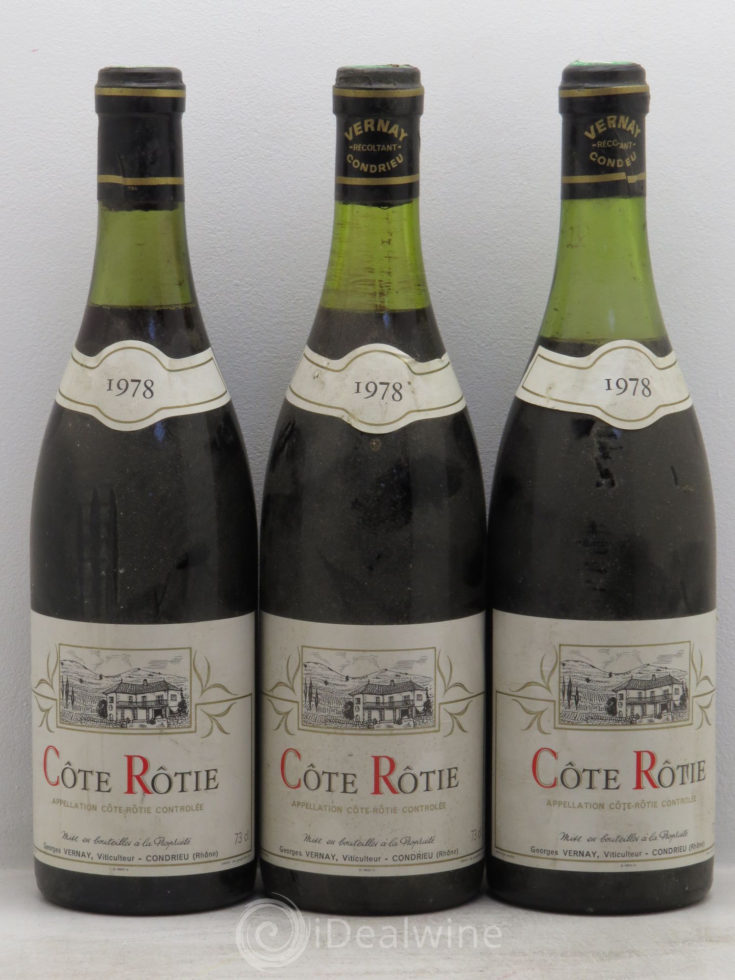 Côte-Rôtie 1978 - Posten von 3 Flaschen - 0