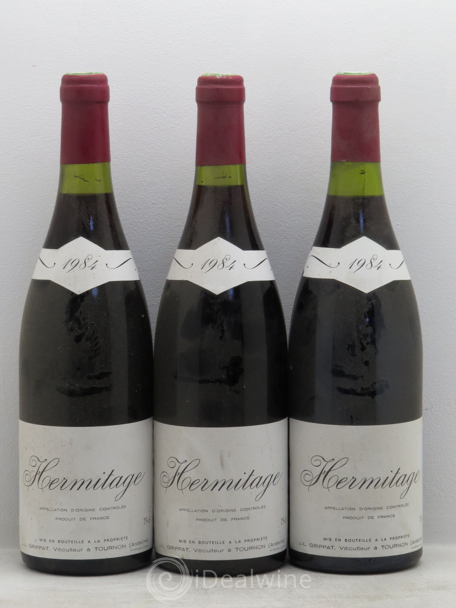 Hermitage 1984 - Lot de 3 bouteilles - 0