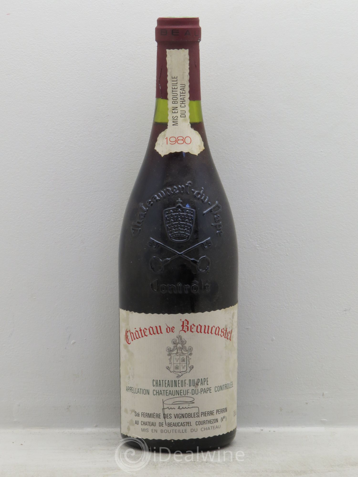 Châteauneuf-du-Pape Château de Beaucastel Famille Perrin 1980 - Lot de 6 bouteilles - 0