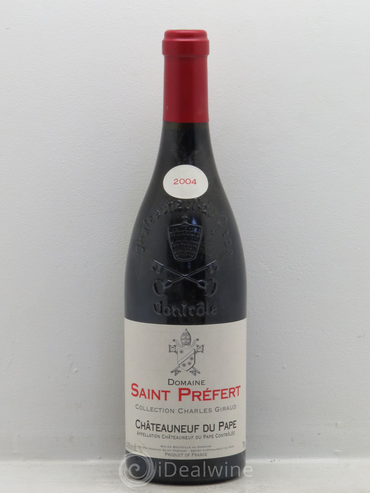 Châteauneuf-du-Pape Collection Charles Giraud Domaine Saint-Préfert 2004 - Lot de 1 bouteille - 0