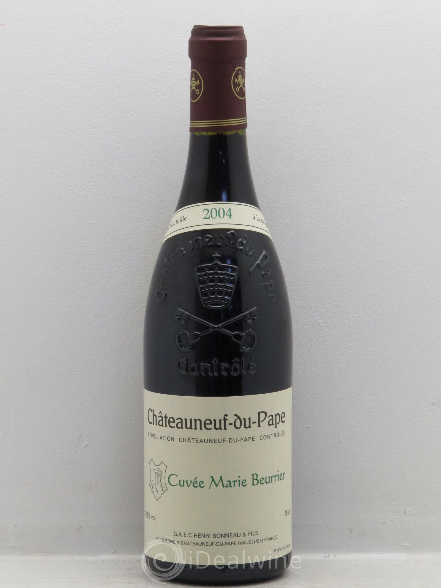 Châteauneuf-du-Pape Marie Beurrier Henri Bonneau & Fils 2004 - Lot de 1 bouteille - 0