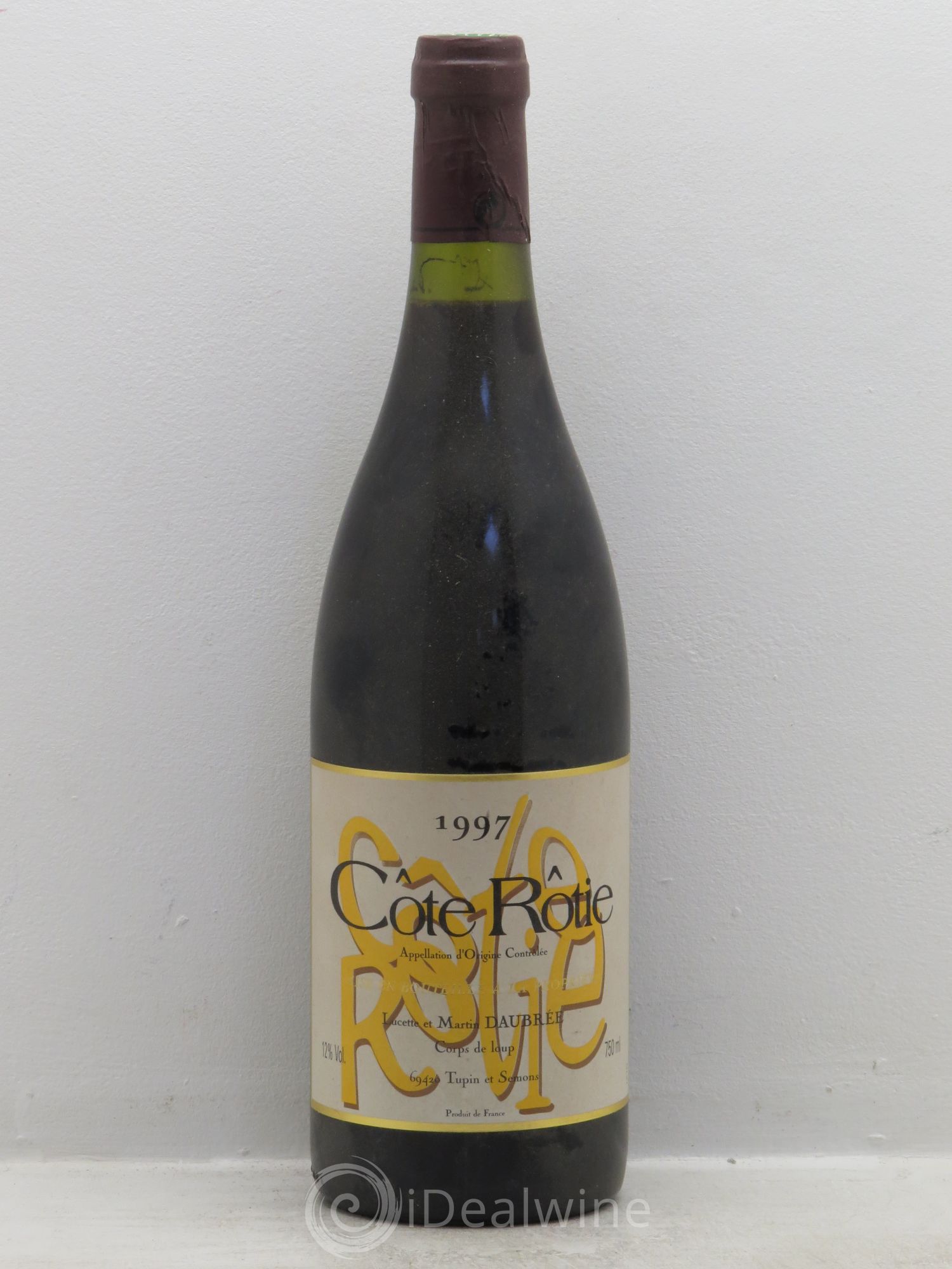 Côte-Rôtie Domaine Daubrée (sans prix de réserve) 1997 - Posten von 1 Flasche - 0