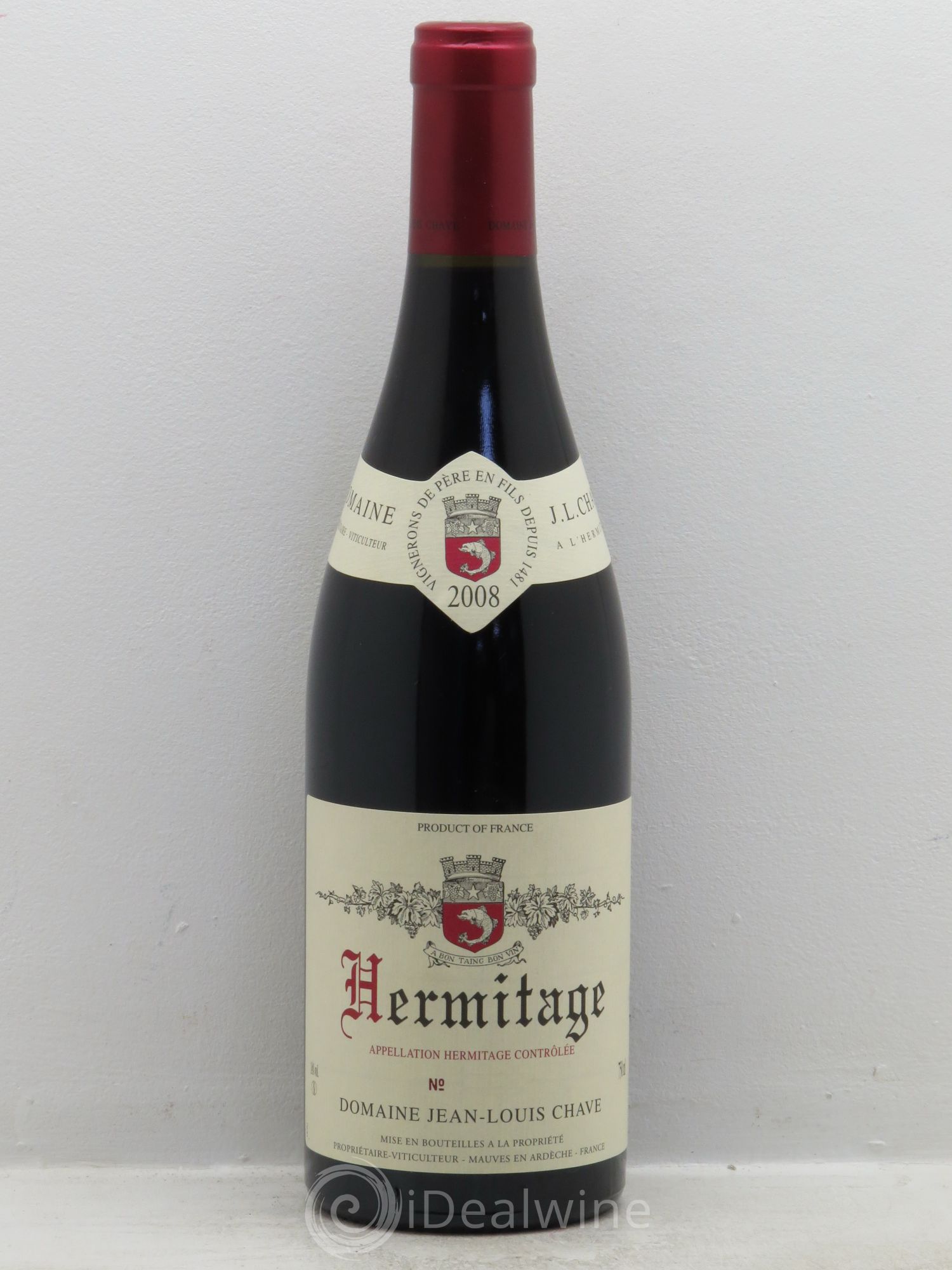 Hermitage Jean-Louis Chave 2008 - Lot de 1 bouteille - 0