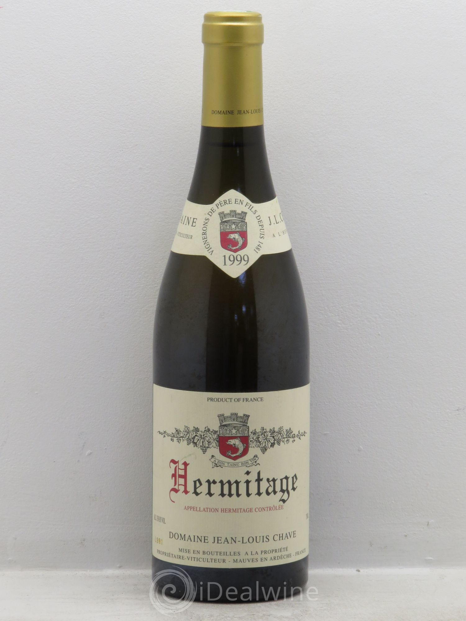 Hermitage Jean-Louis Chave 1999 - Lot de 1 bouteille - 0