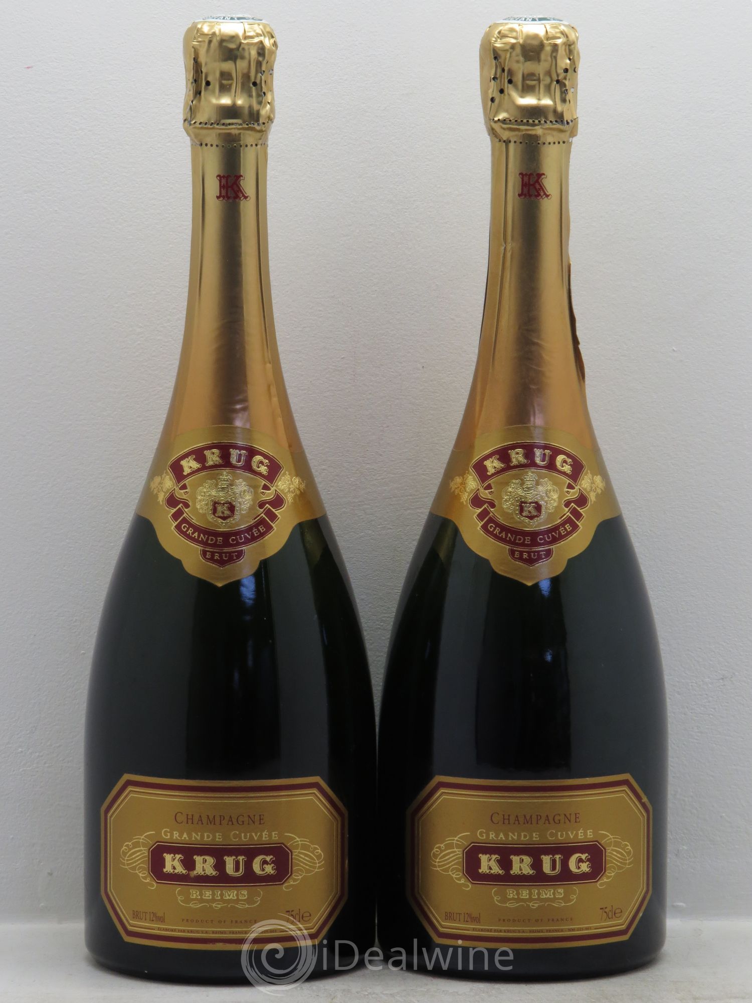 Grande Cuvée Brut Krug (Gold label) - Lot de 2 bouteilles - 0