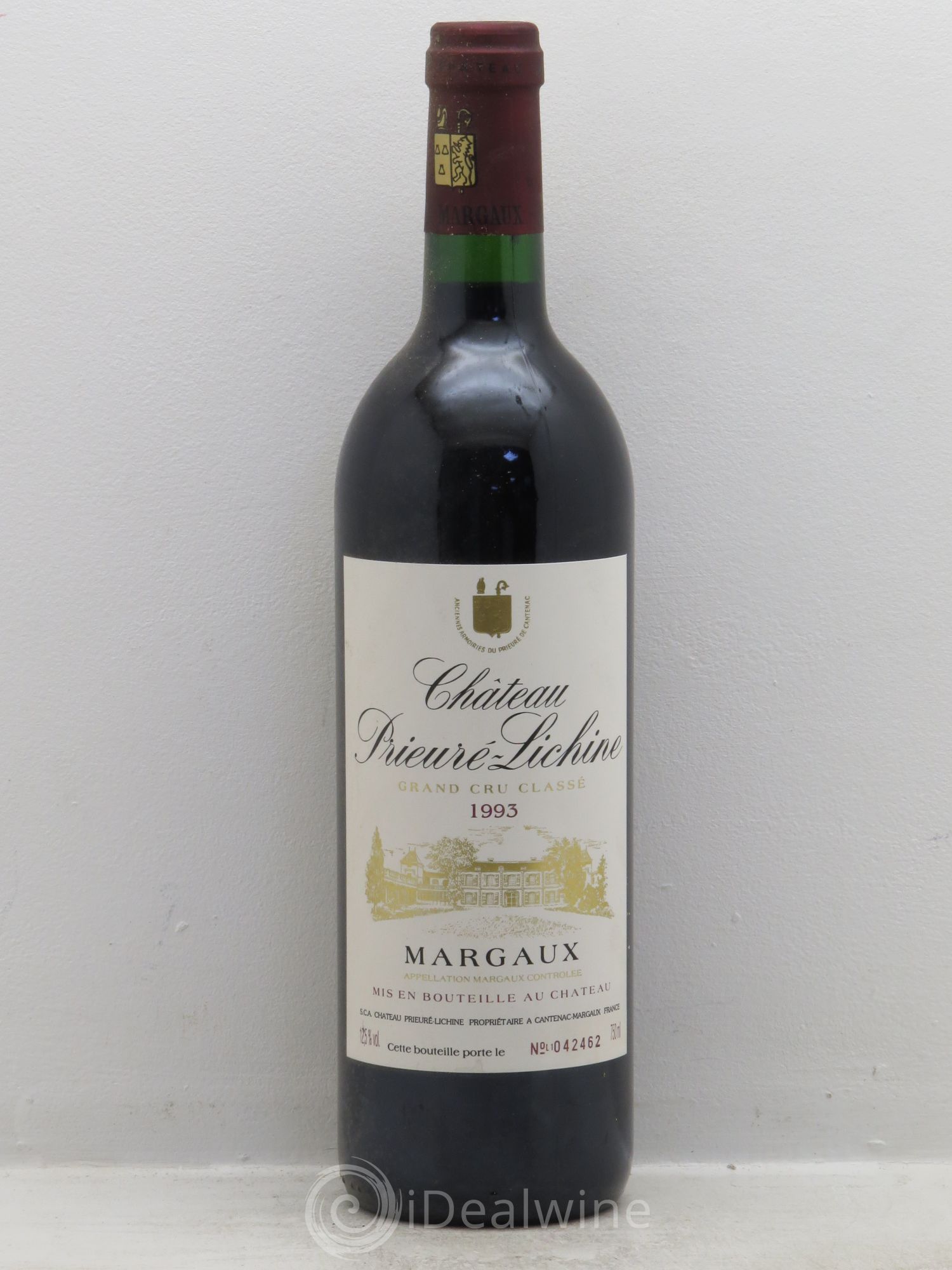 Château Prieuré Lichine 4ème Grand Cru Classé 1993 - Lot de 6 bouteilles - 0