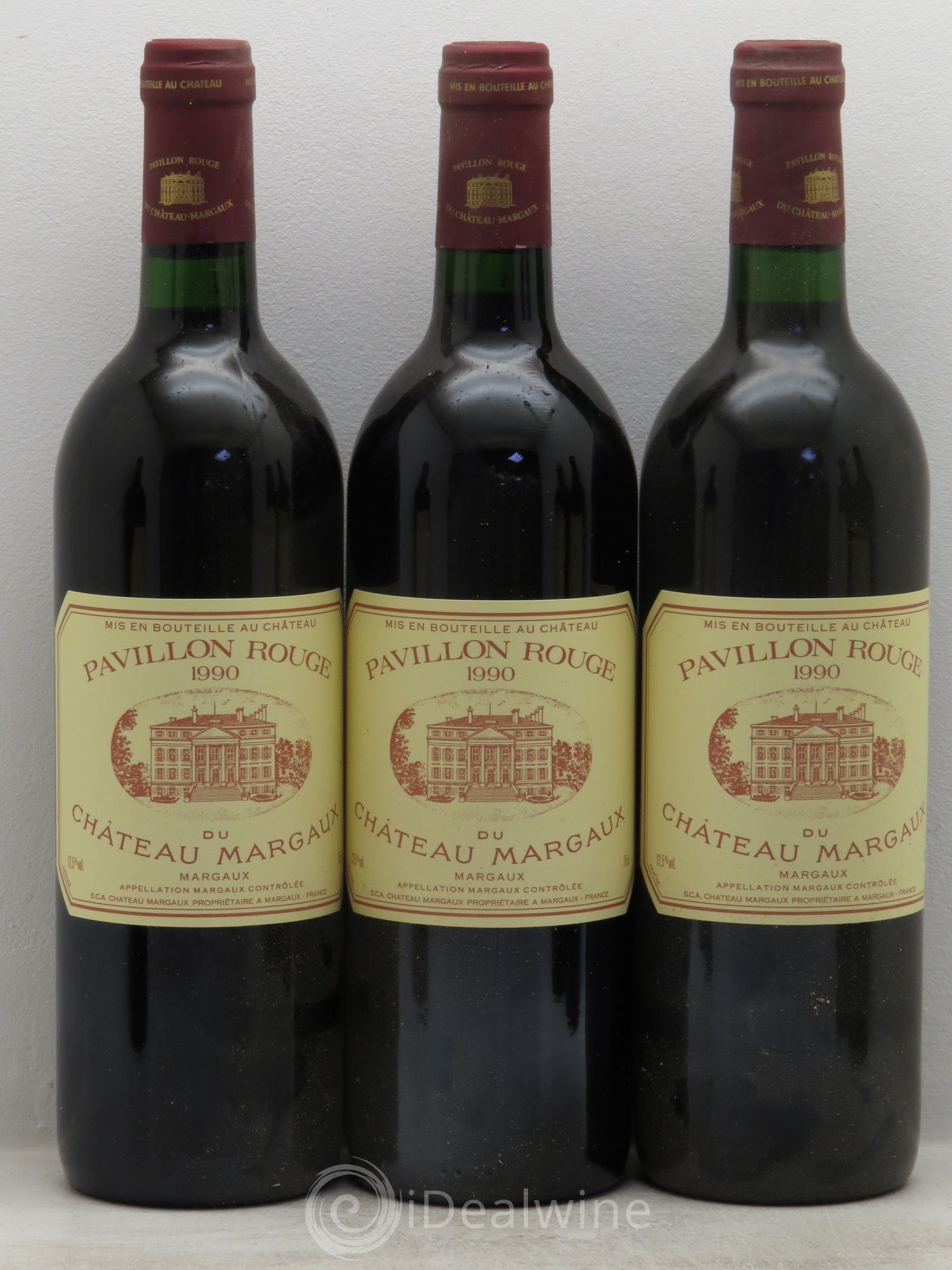 Pavillon Rouge du Château Margaux Second Vin 1990 - Lot de 12 bouteilles - 3