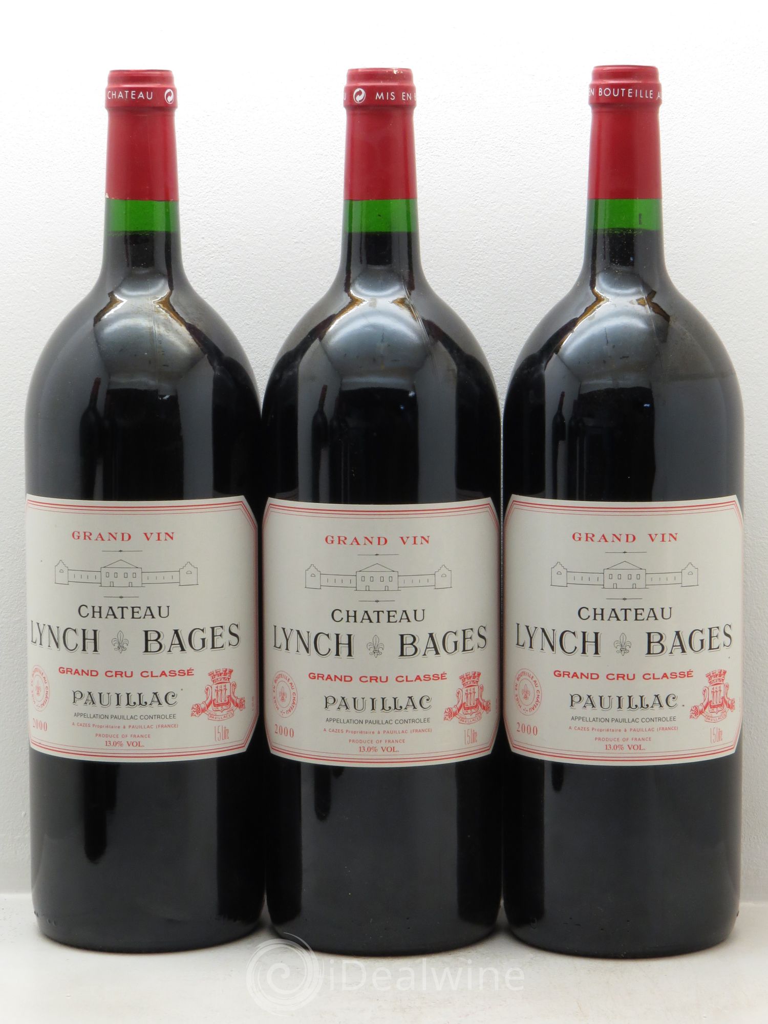 Château Lynch Bages 5ème Grand Cru Classé 2000 - Lot de 6 magnums - 1