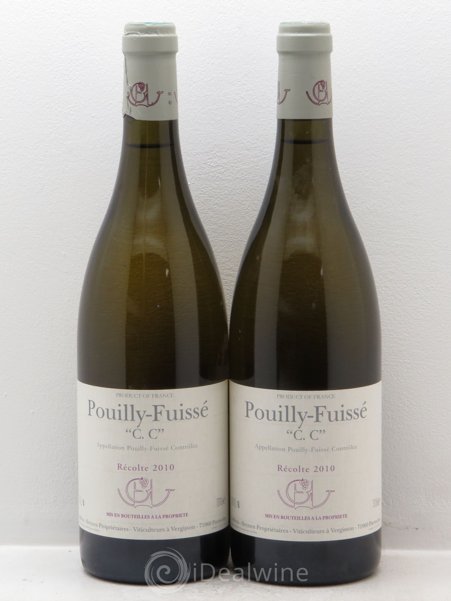 Pouilly-Fuissé C.C. Guffens-Heynen 2010 - Lot de 2 bouteilles - 0