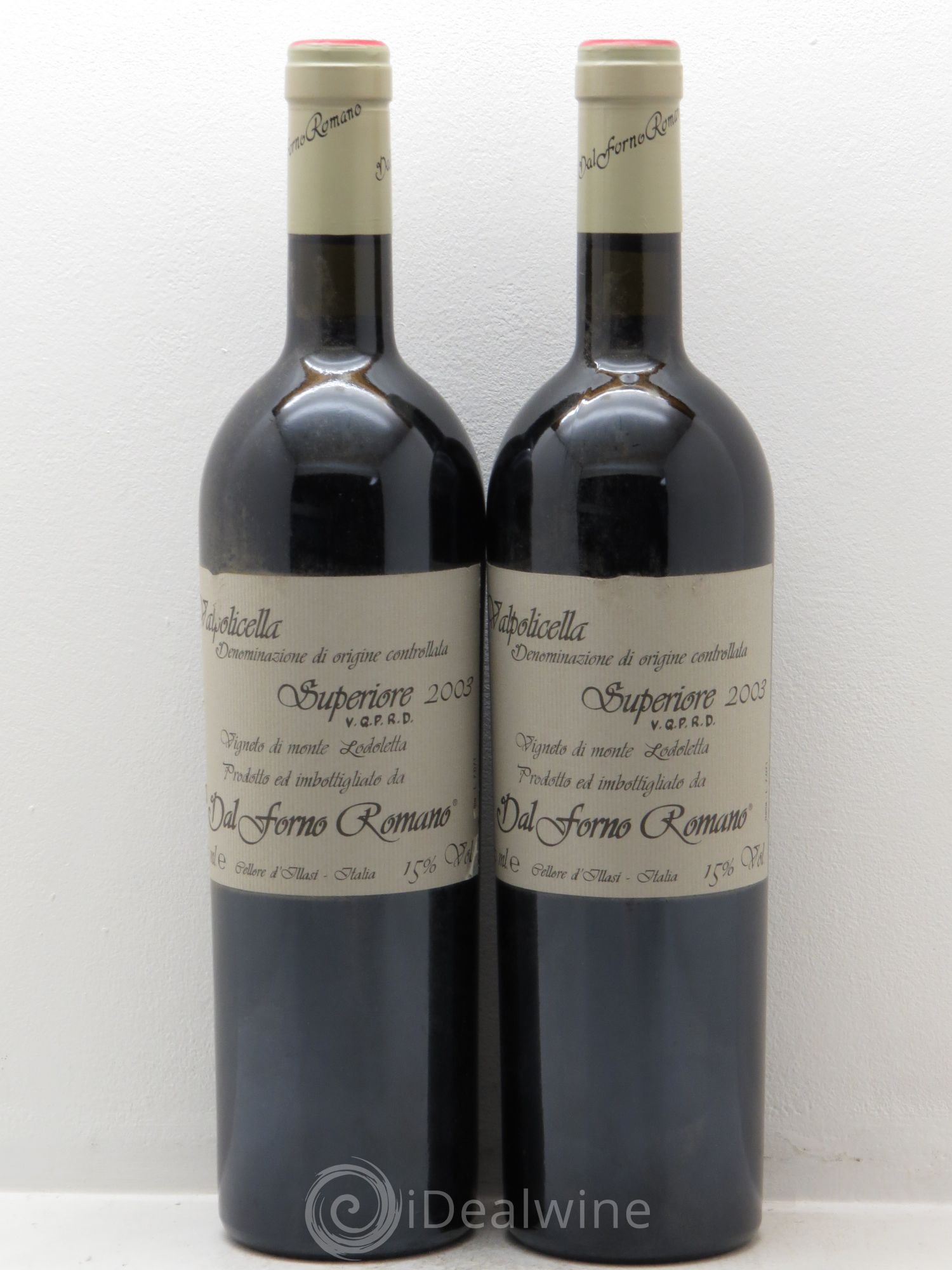Valpolicella Classico DOC Dal Forno Romano 2003 - Posten von 2 Flaschen - 0