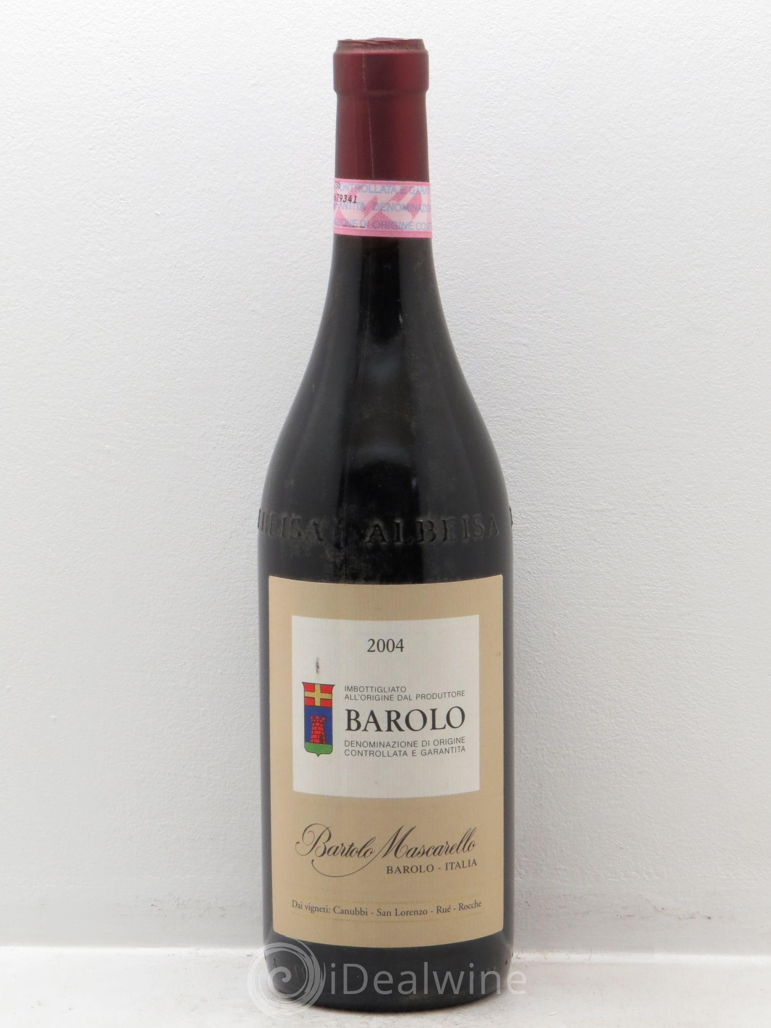 Barolo Mascarello Bartilo 2004 - Lot de 1 bouteille - 0
