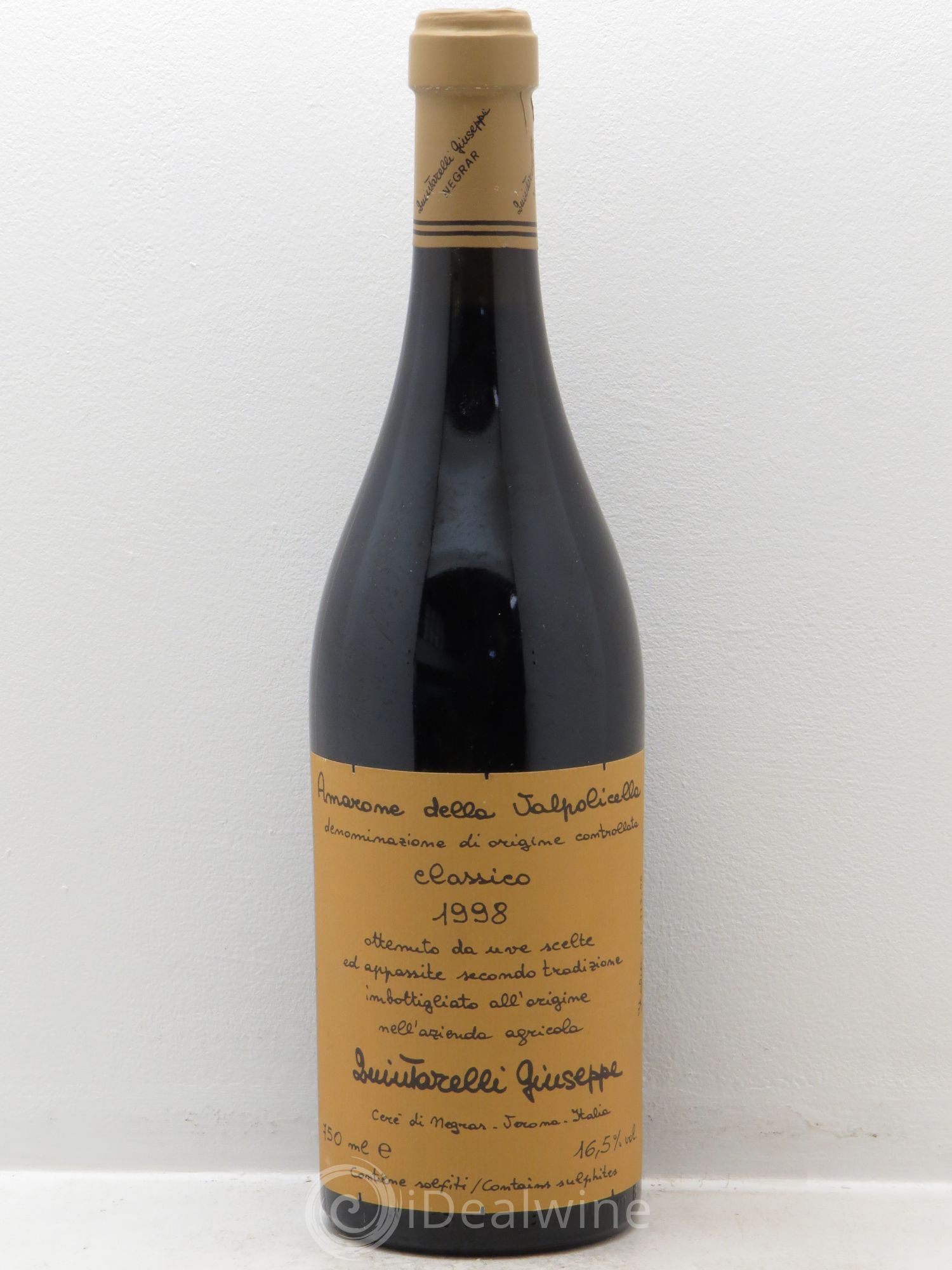 Amarone della Valpolicella DOC Quintarelli 1998 - Lot de 1 bouteille - 0