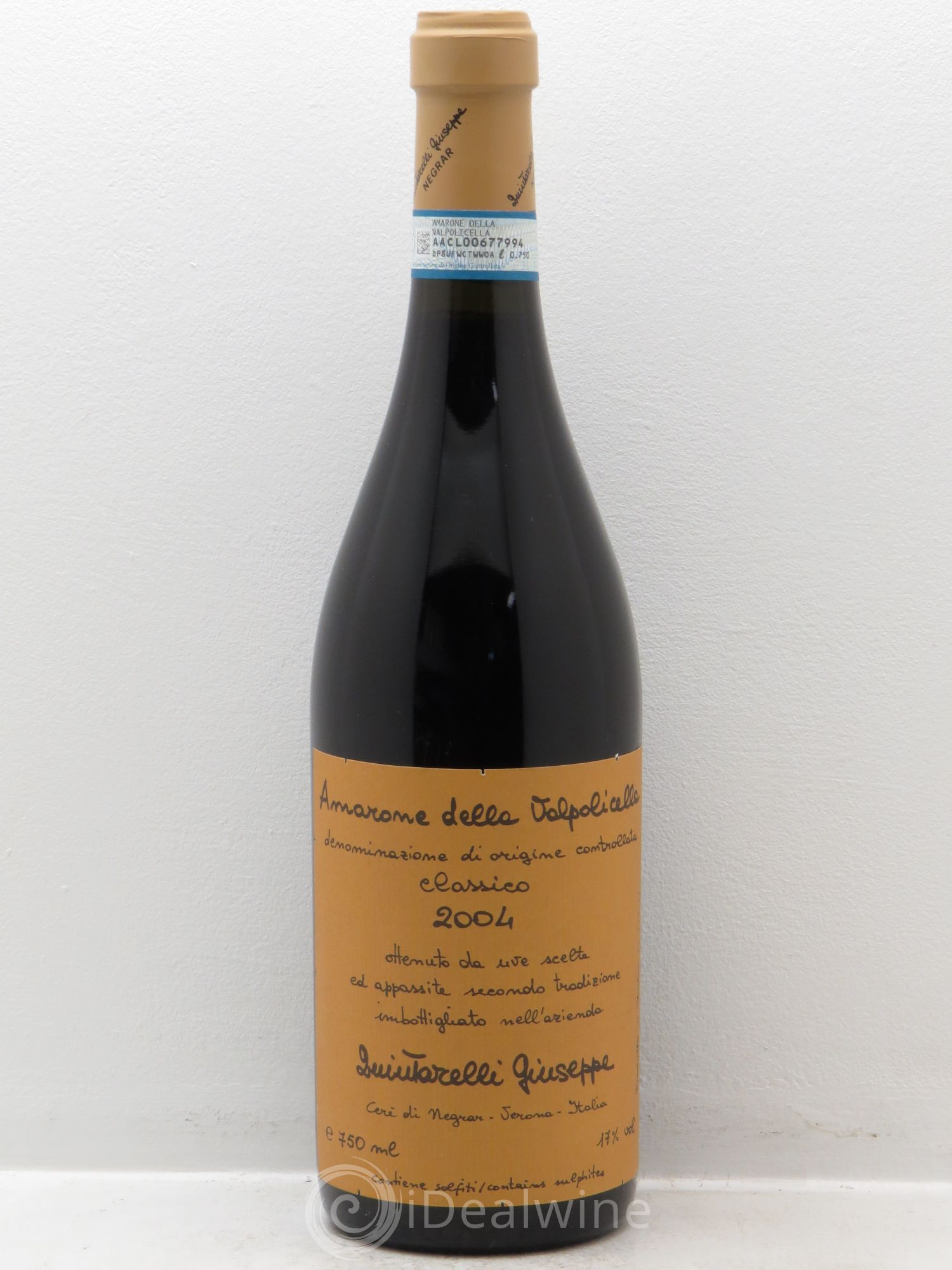 Amarone della Valpolicella DOC Quintarelli 2004 - Lot de 1 bouteille - 0