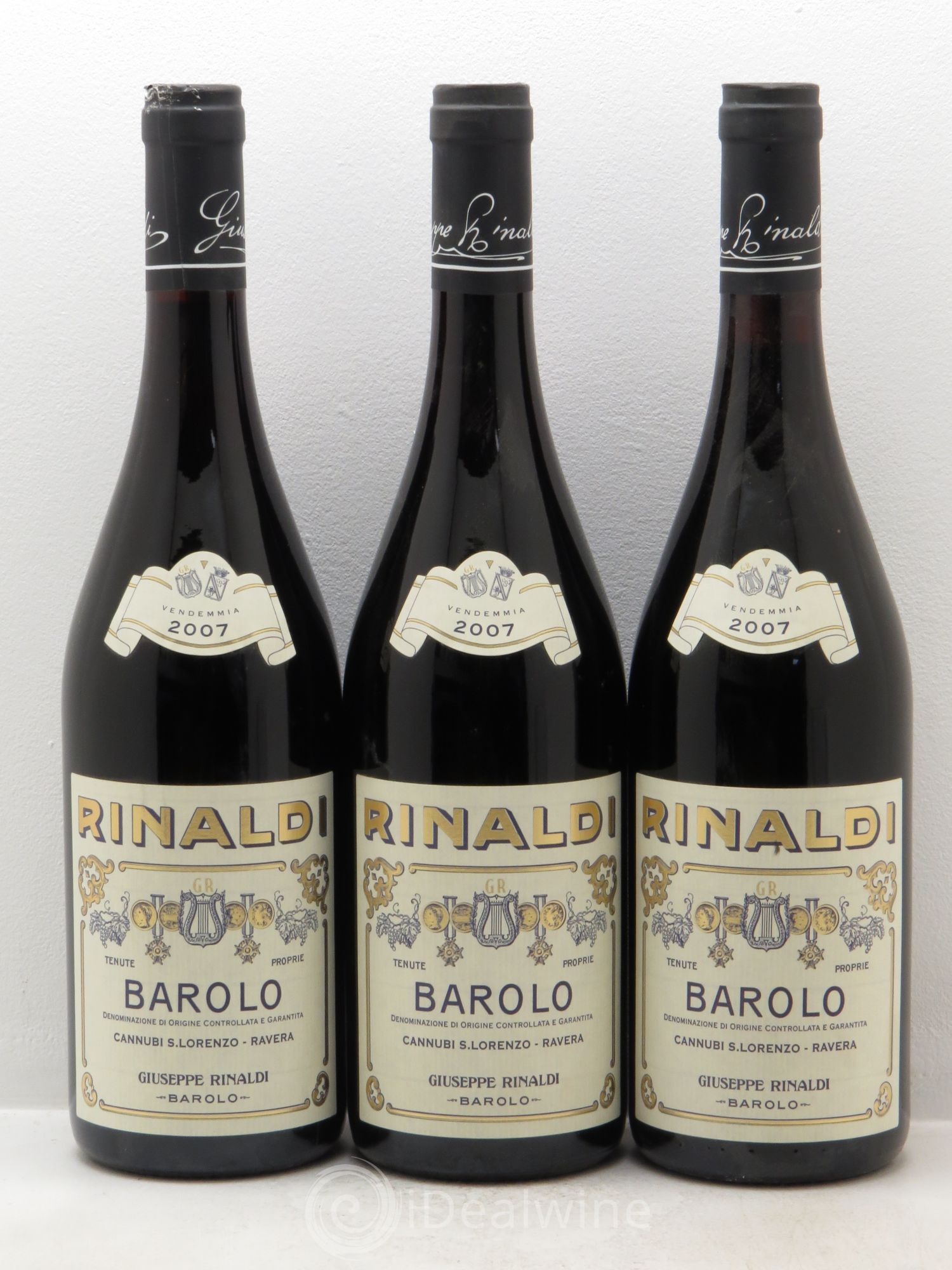 Barolo Rinaldi Lorenzo-Ravera 2007 - Posten von 3 Flaschen - 0