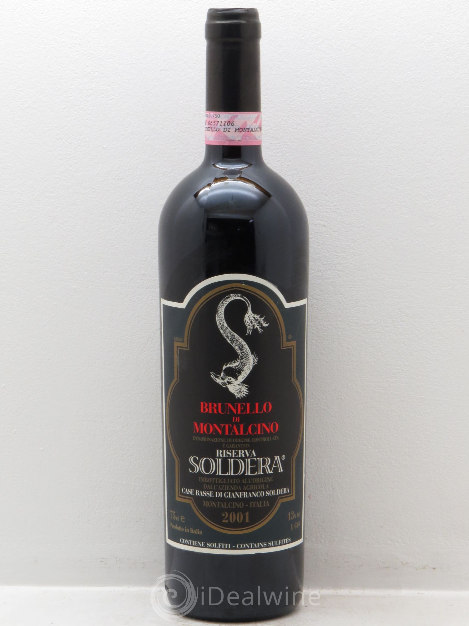 Brunello di Montalcino Soldera Case Basse di Gianfranco Soldera 2001 - Posten von 1 Flasche - 0