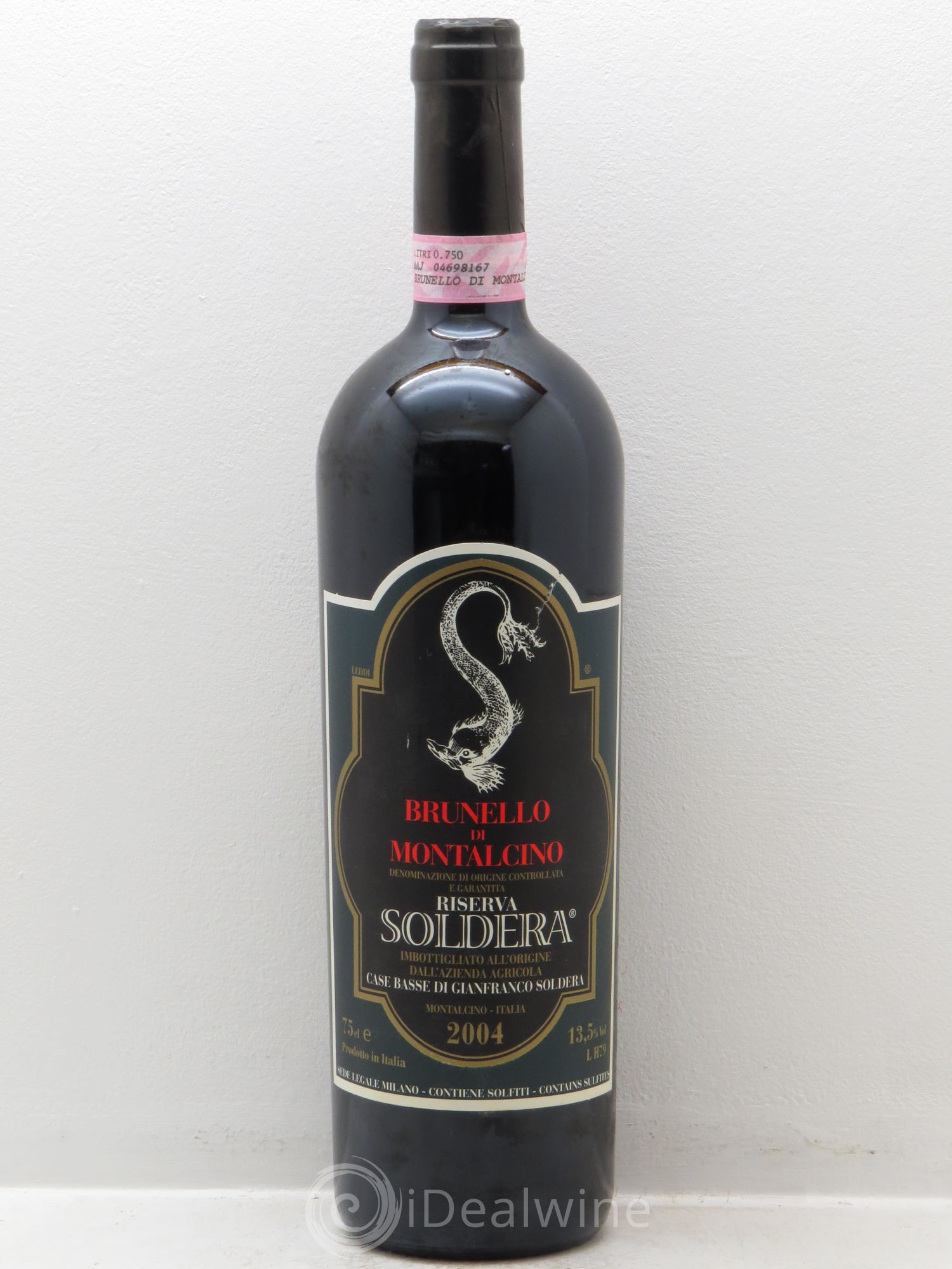 Brunello di Montalcino Soldera Case Basse di Gianfranco Soldera 2004 - Posten von 1 Flasche - 0