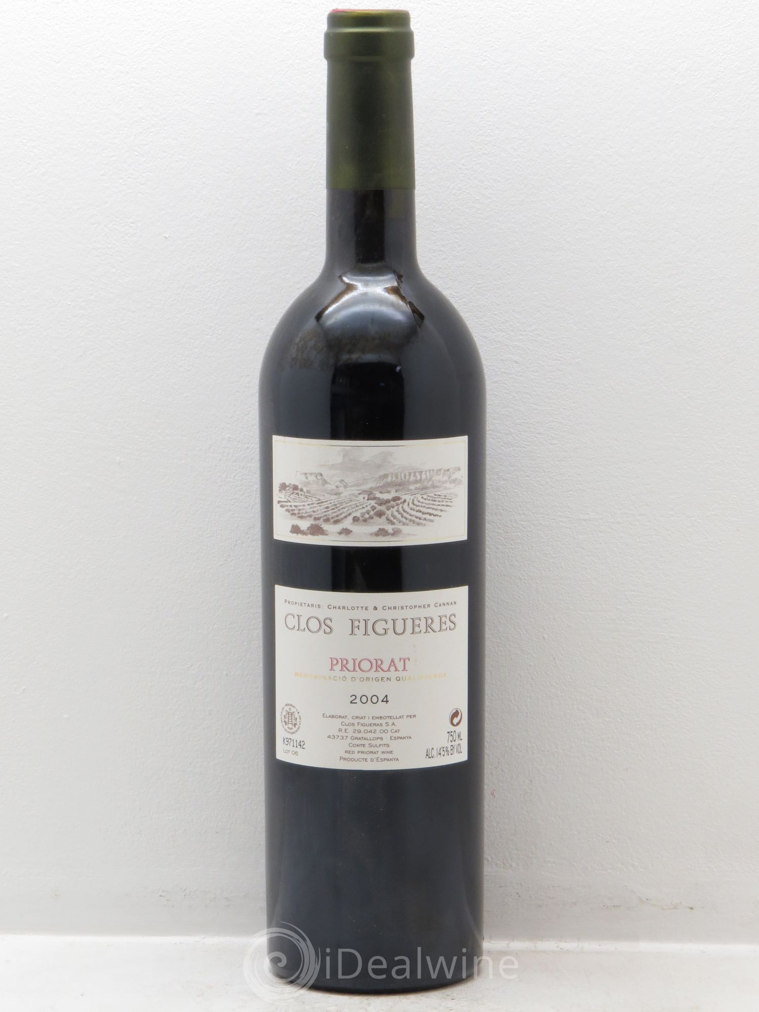 Priorat DOCA Clos Figueres 2004 - Lot de 1 bouteille - 0
