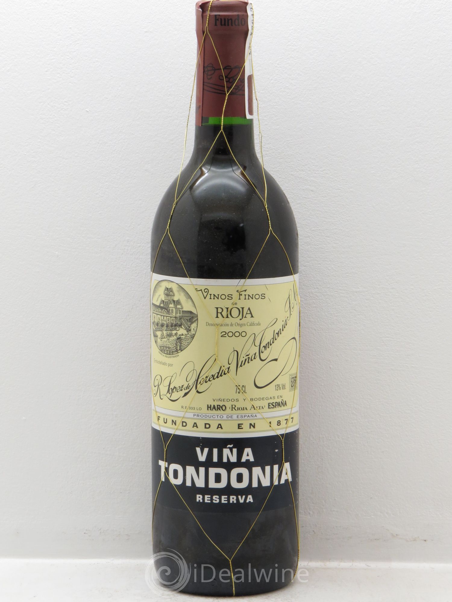 Rioja DOCA Reserva Vina Tondonia R. Lopez de Heredia 2000 - Posten von 1 Flasche - 0
