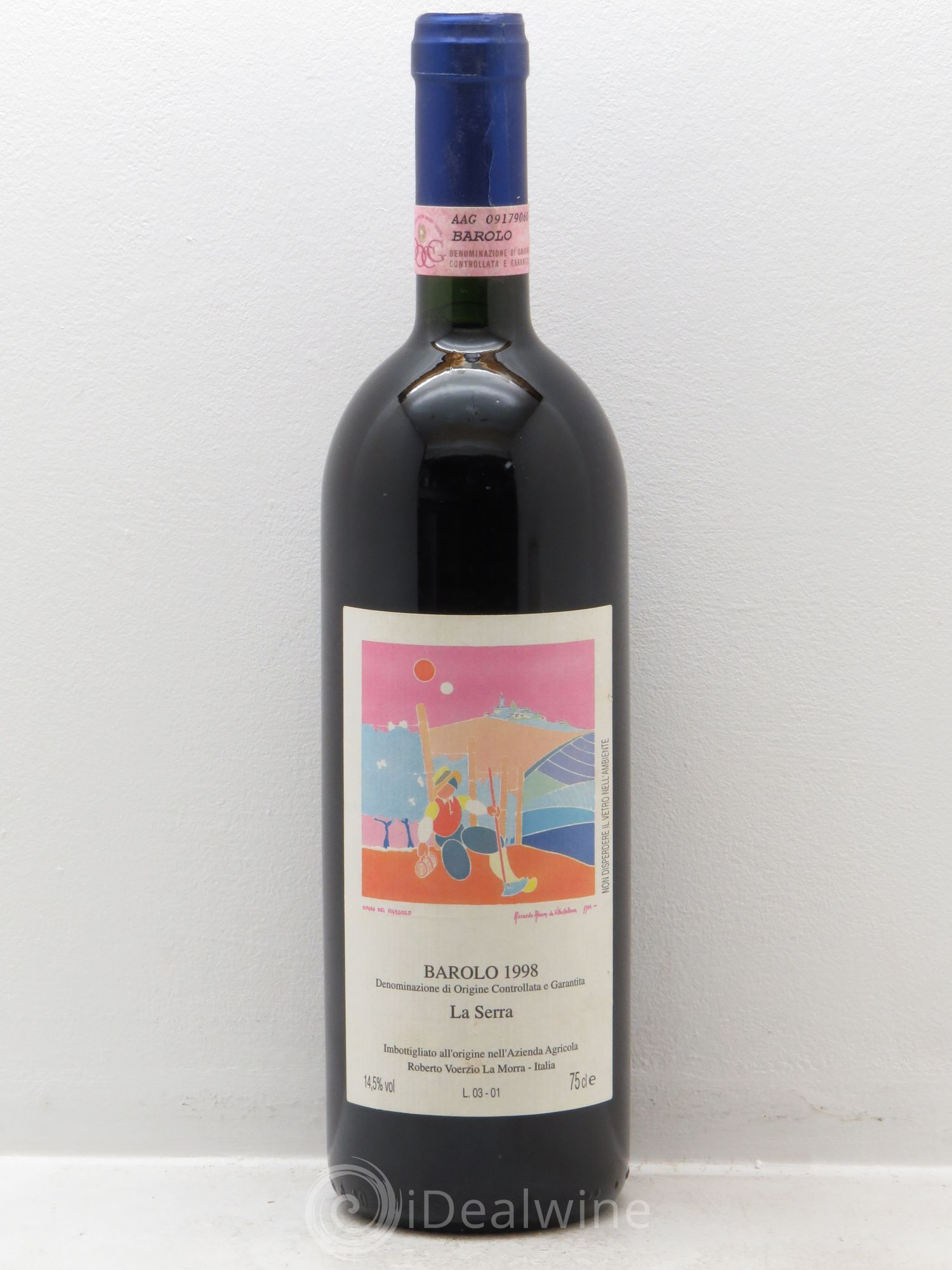 Barolo DOCG La Serra Roberto Voerzio 1998 - Lot de 1 bouteille - 0