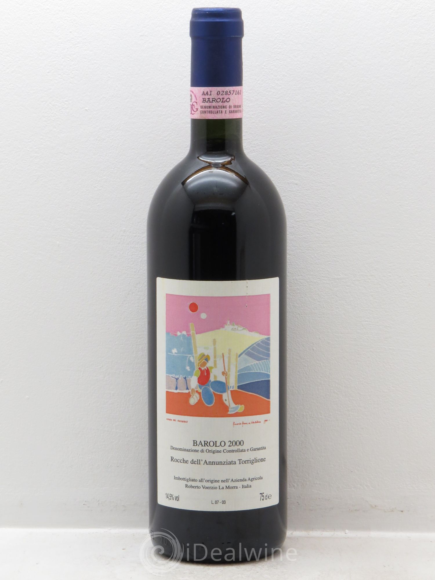 Barolo DOCG Rocche dell'Annunziata Torriglione Roberto Voerzio 2000 - Lot de 1 bouteille - 0