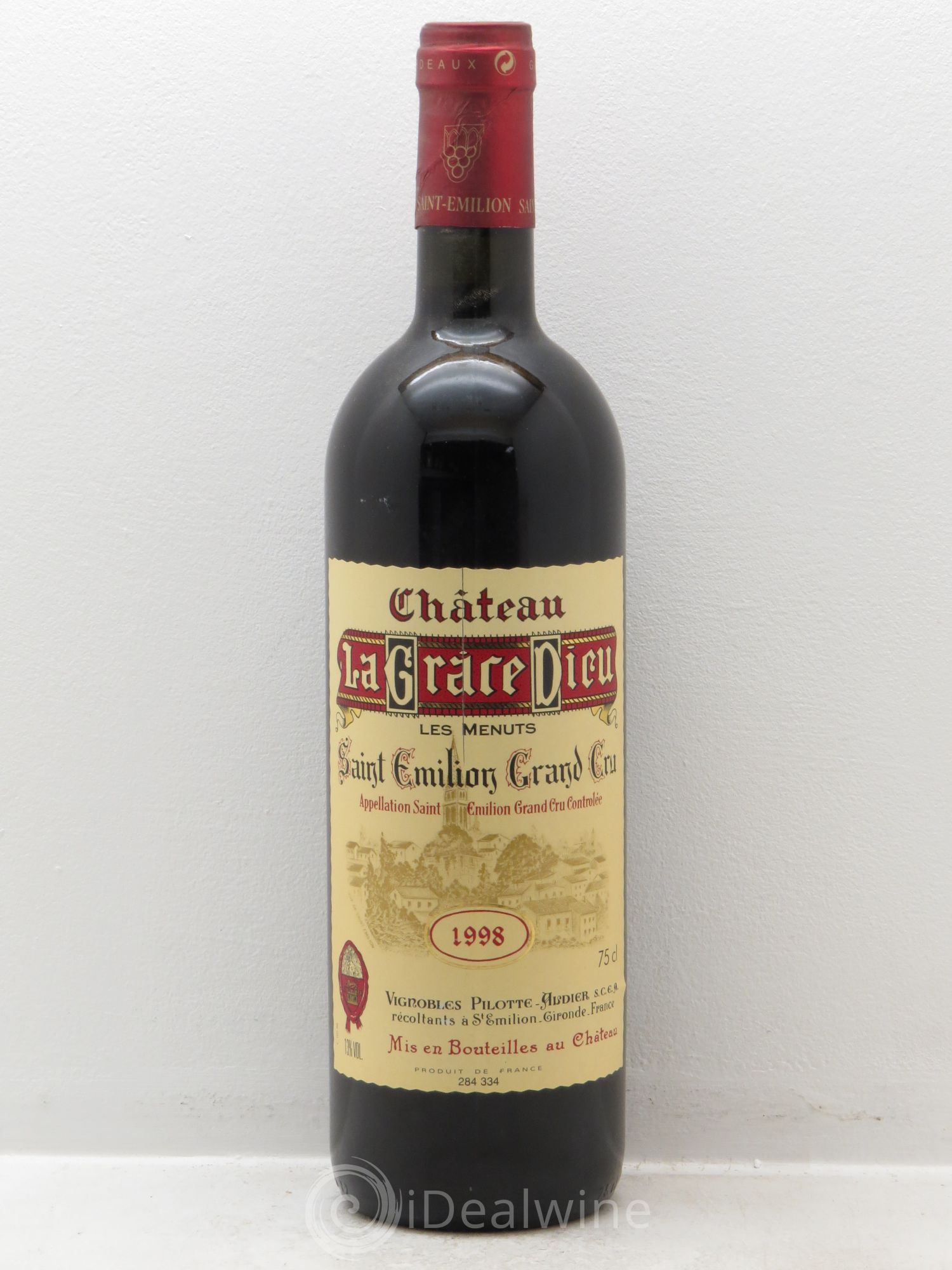 Château la Grâce Dieu 1998 - Lot de 1 bouteille - 0
