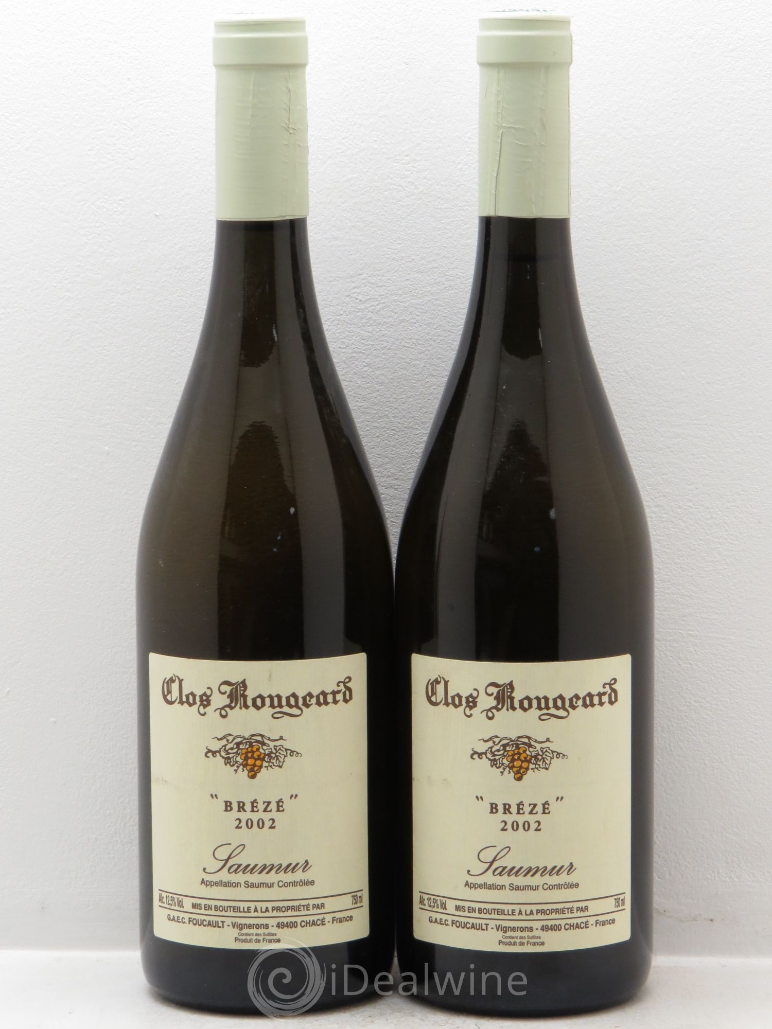 Saumur Brézé Clos Rougeard 2002 - Posten von 2 Flaschen - 0