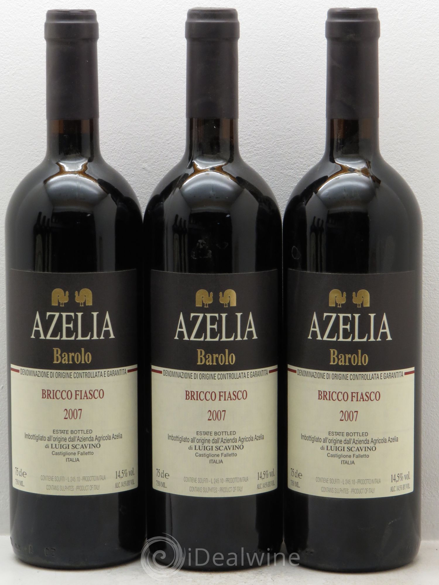 Barolo Azelia L.Scavino Bricco Fiasco 2007 - Posten von 3 Flaschen - 0