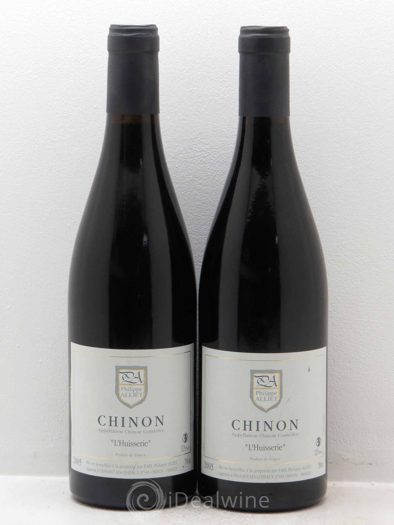 Chinon L'Huisserie Philippe Alliet 2005 - Lot de 2 bouteilles - 0