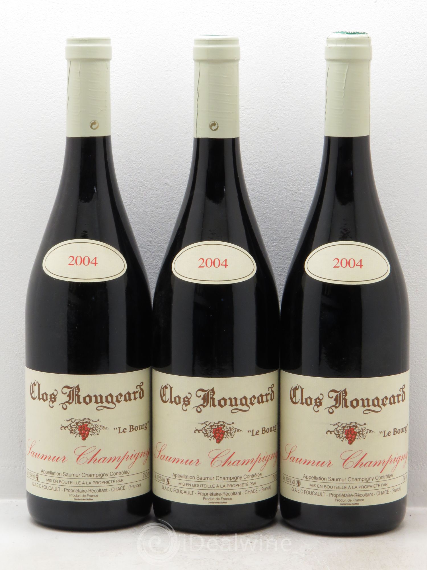 Saumur-Champigny Le Bourg Clos Rougeard 2004 - Lot de 3 bouteilles - 0