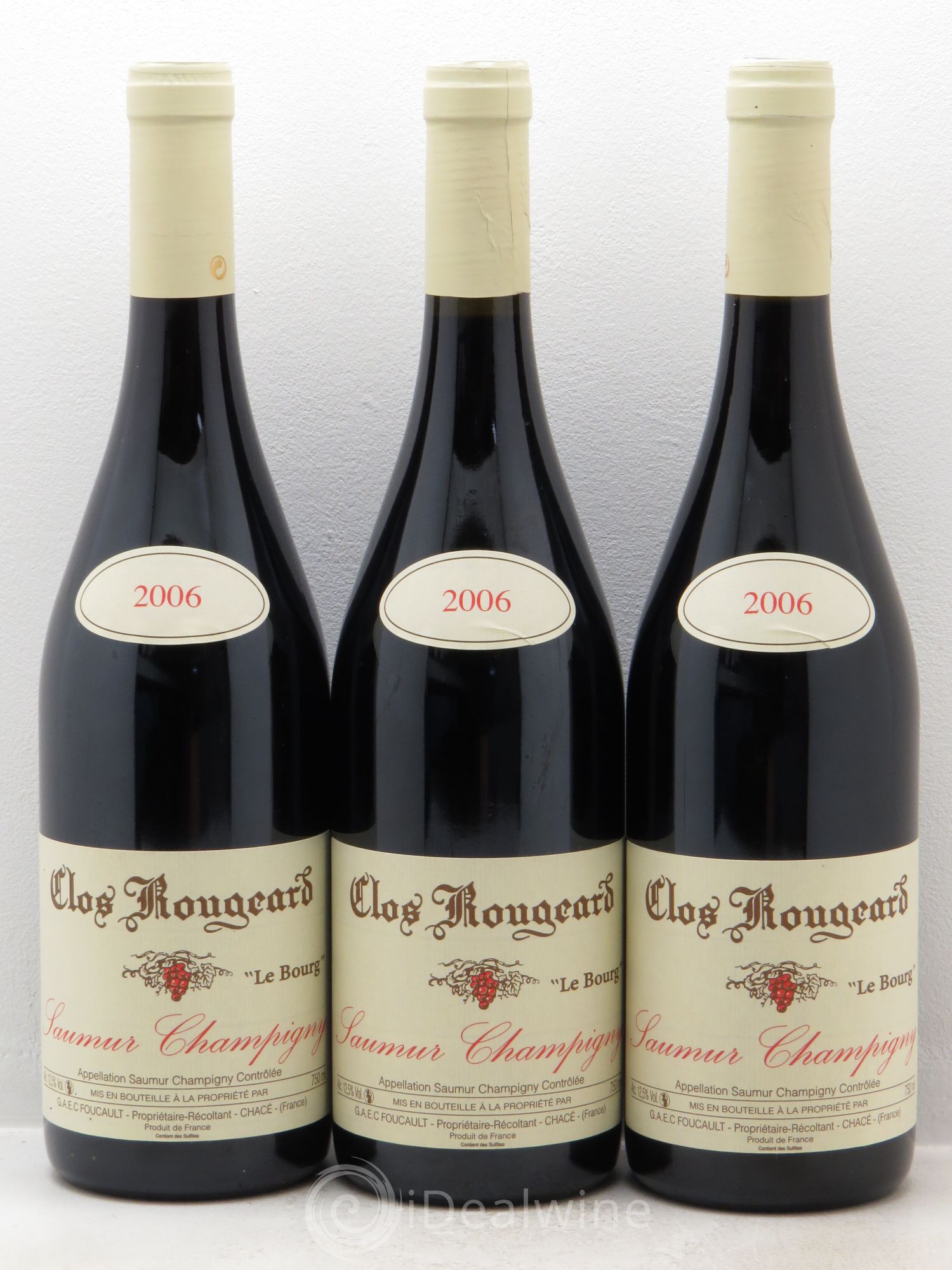 Saumur-Champigny Le Bourg Clos Rougeard 2006 - Lot de 3 bouteilles - 0