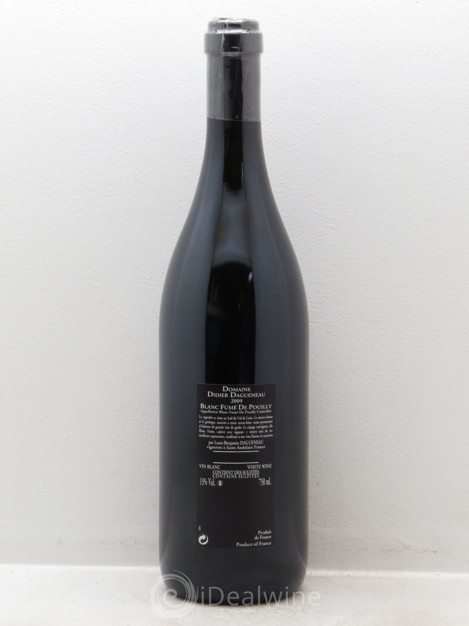 Vin de France (anciennement Pouilly-Fumé) Silex Dagueneau (Domaine Didier - Louis-Benjamin) 2009 - Lot de 1 bouteille - 1