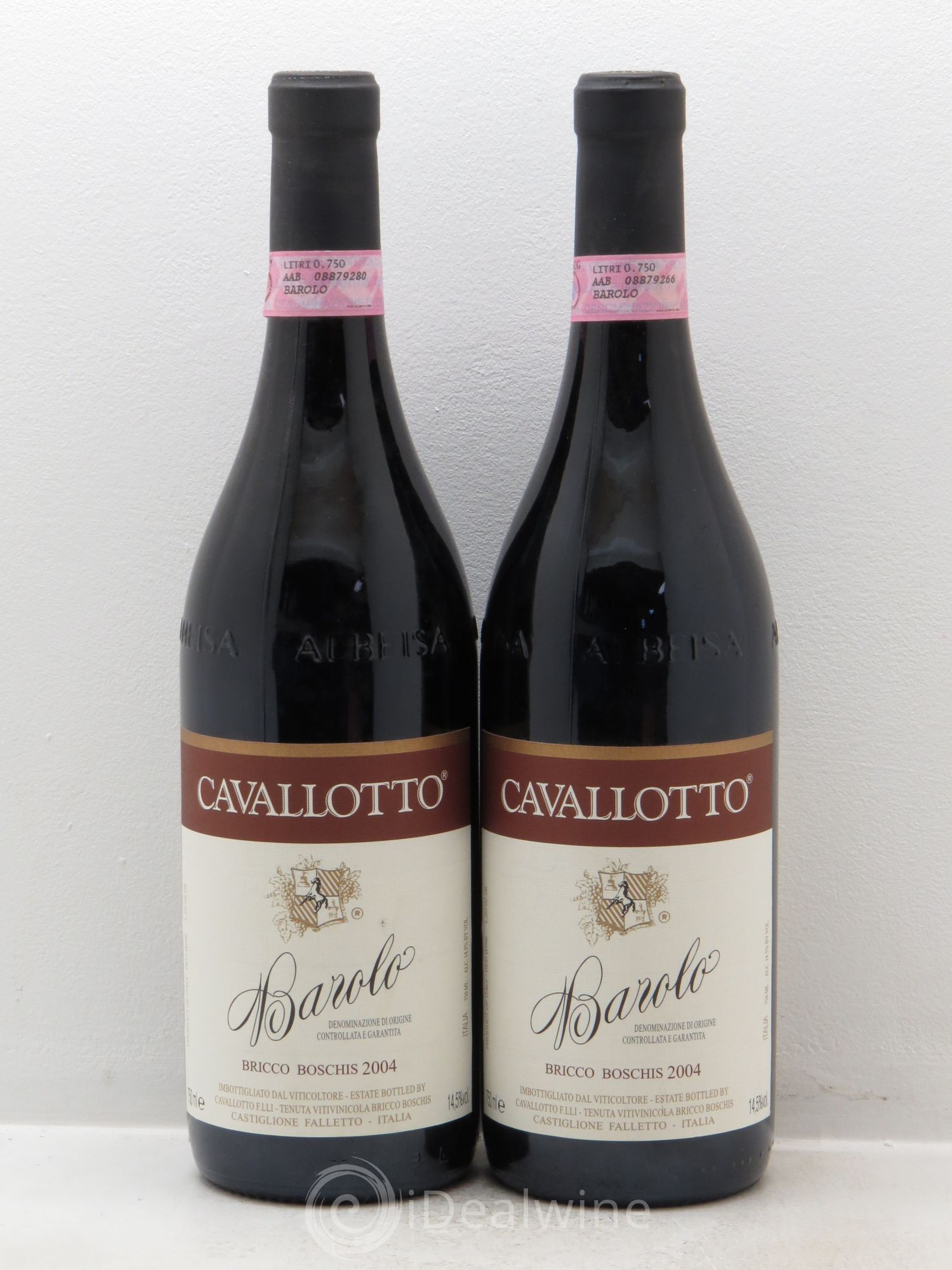 Barolo Cavalotto Bricco Boschis 2004 - Posten von 2 Flaschen - 0