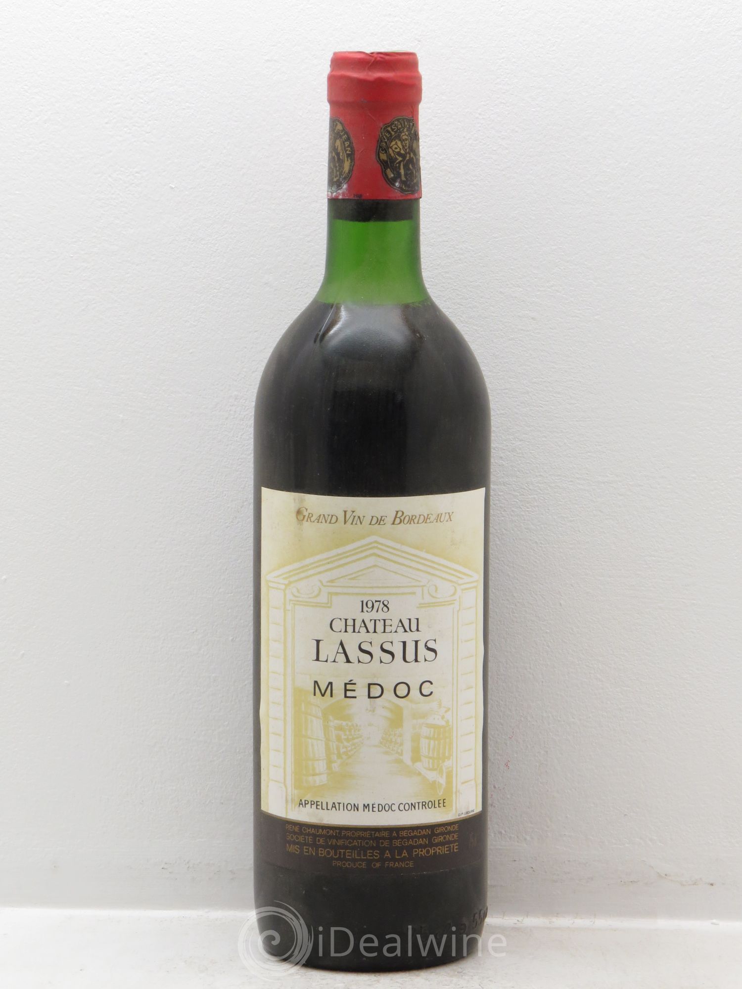 Bordeaux Château Lassus - Médoc 1978 - Lot de 1 bouteille - 0
