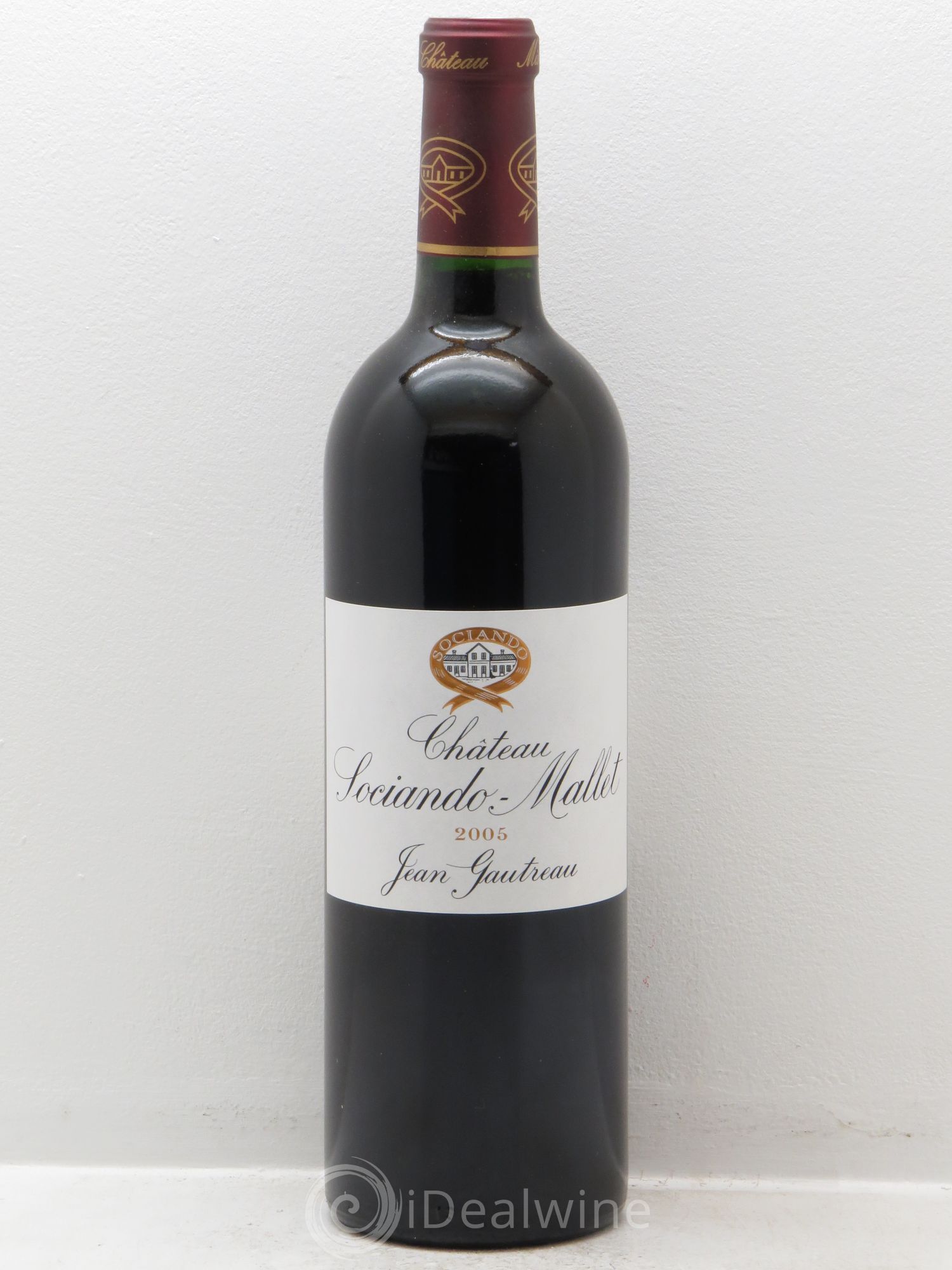 Château Sociando Mallet 2005 - Lot de 1 bouteille - 0