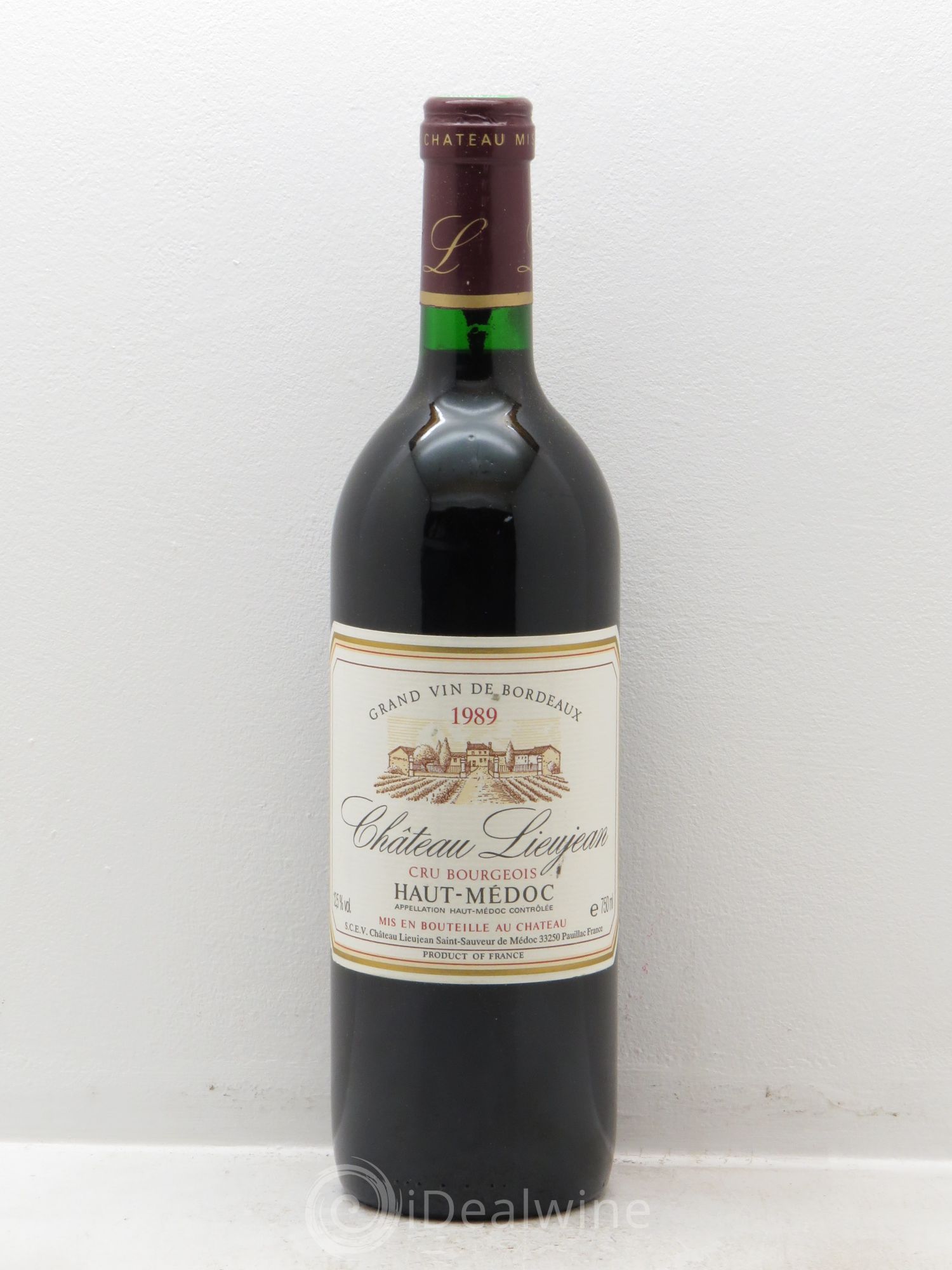 Château Lieujean 1989 - Lot de 1 bouteille - 0