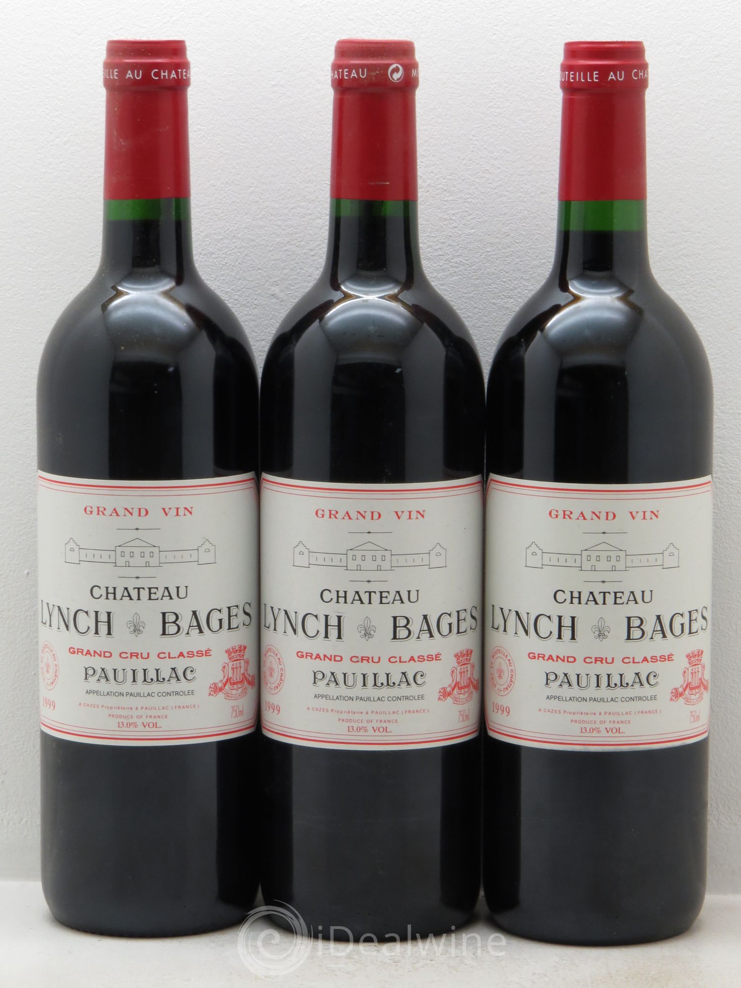 Château Lynch Bages 5ème Grand Cru Classé 1999 - Lot de 12 bouteilles - 1