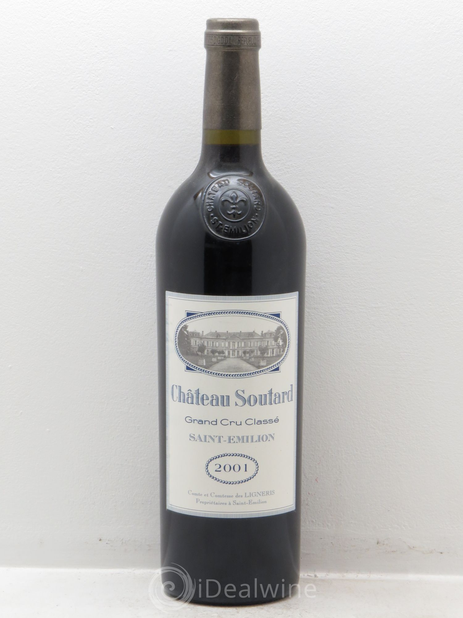 Château Soutard Grand Cru Classé 2001 - Lot de 12 bouteilles - 0