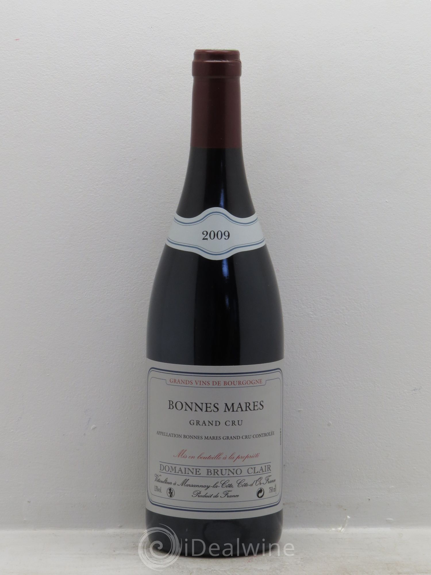 Bonnes-Mares Grand Cru Bruno Clair (Domaine) 2009 - Lot de 1 bouteille - 0