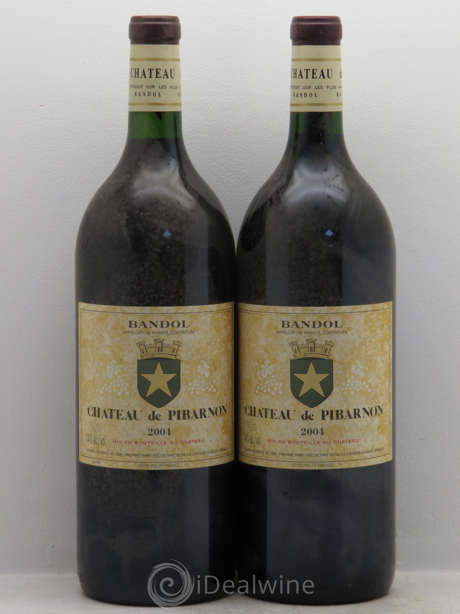Bandol Château de Pibarnon Comte de Saint-Victor 2004 - Lot de 2 magnums - 0