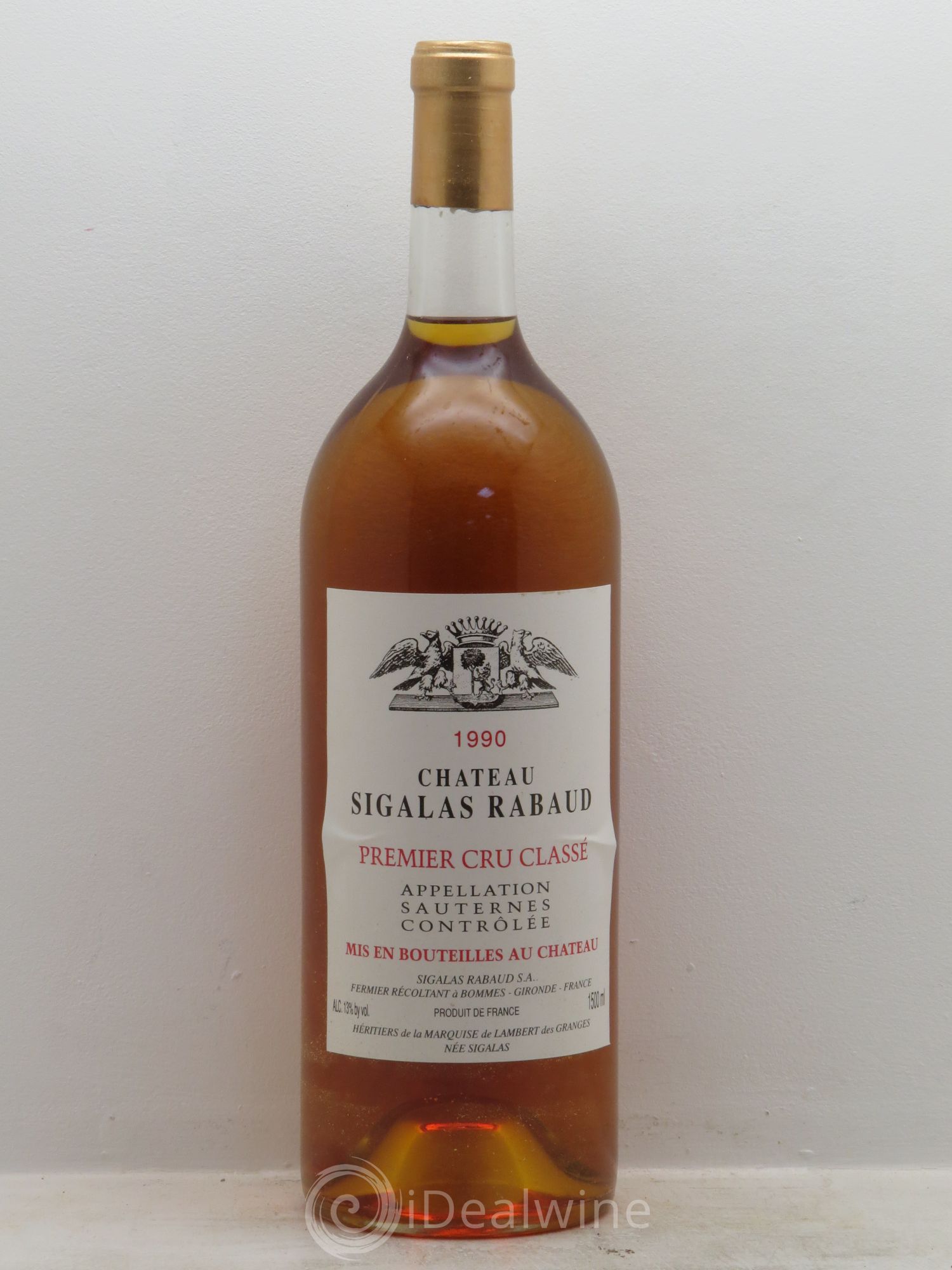 Château Sigalas Rabaud 1er Grand Cru Classé 1990 - Lotto di 6 magnum - 0