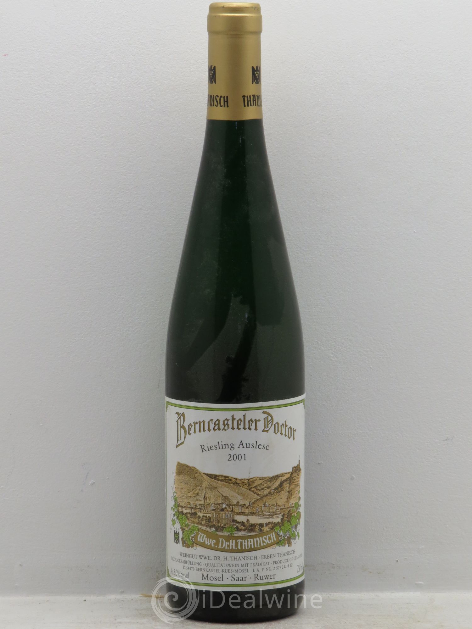 Riesling Wwe Dr Thanisch - Berncasteler Doctor Auslese GK 2001 - Lotto di 1 bottiglia - 0