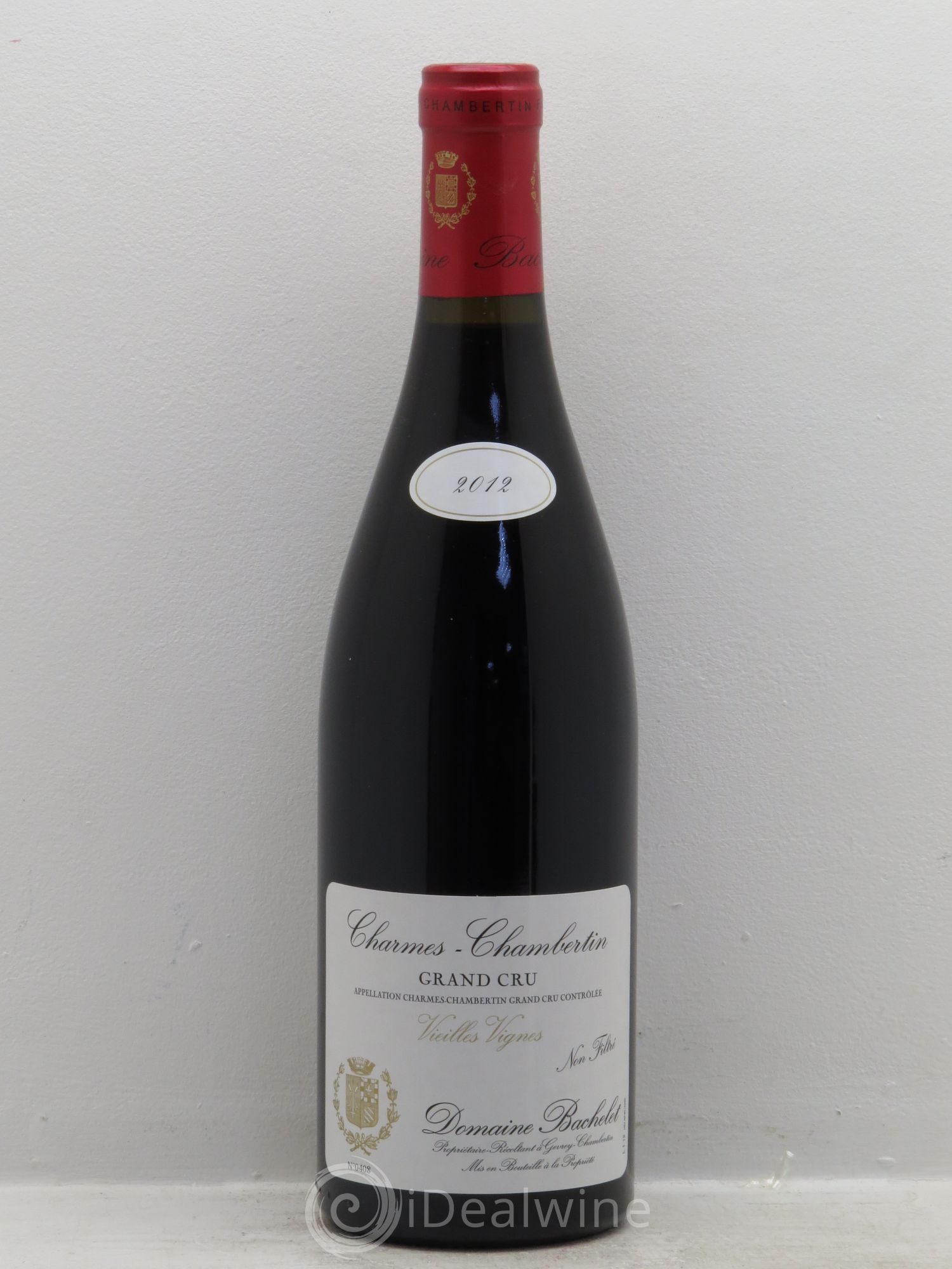 Charmes-Chambertin Grand Cru Vieilles Vignes - Denis Bachelet 2012 - Posten von 1 Flasche - 0