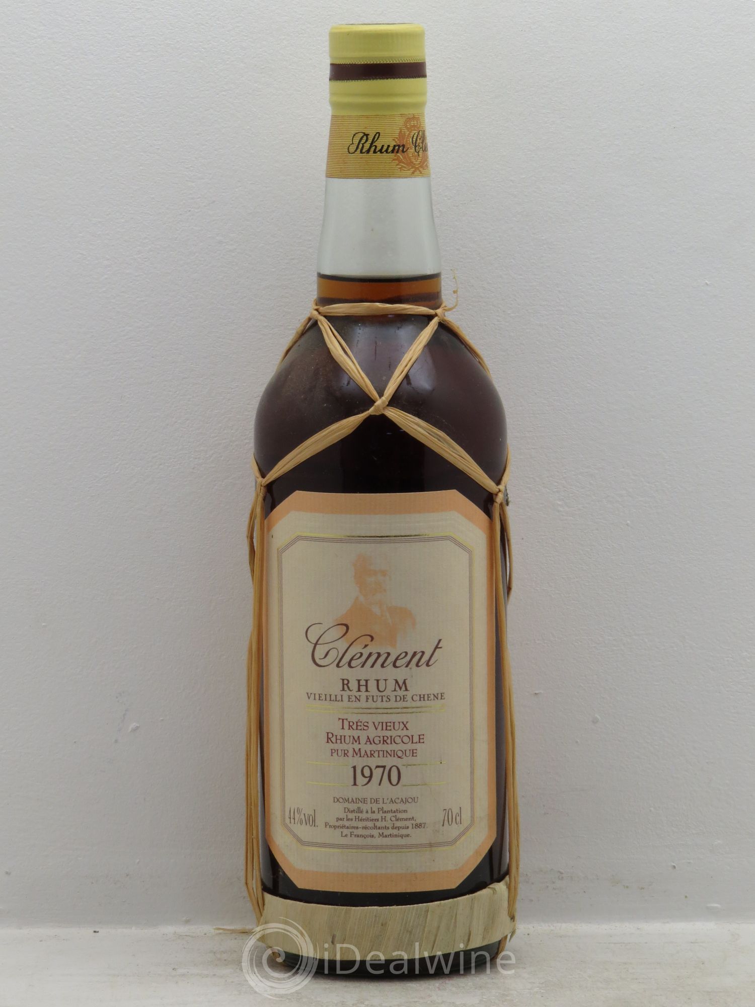 Rhum Clément (44°) 1970 - Lotto di 1 bottiglia - 0