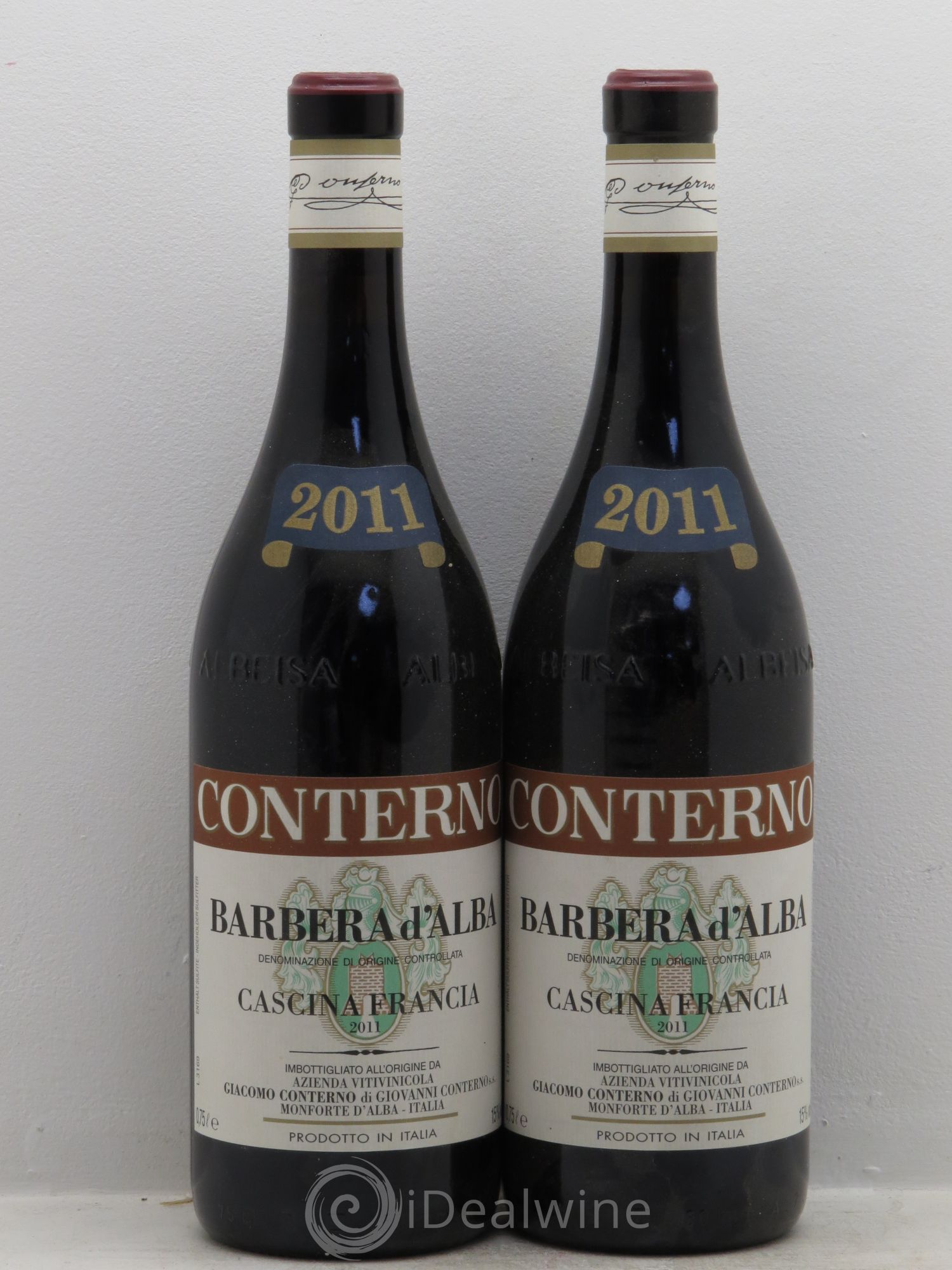 Barbera d'Alba DOC Giacomo Conterno 2011 - Lot de 2 bouteilles - 0
